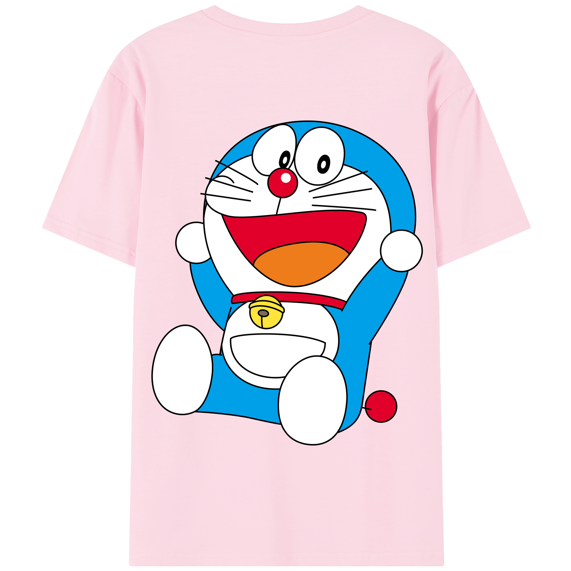 （画像用） ドラえもん Doraemon 綿100％半袖Tシャツ（背面プリント）