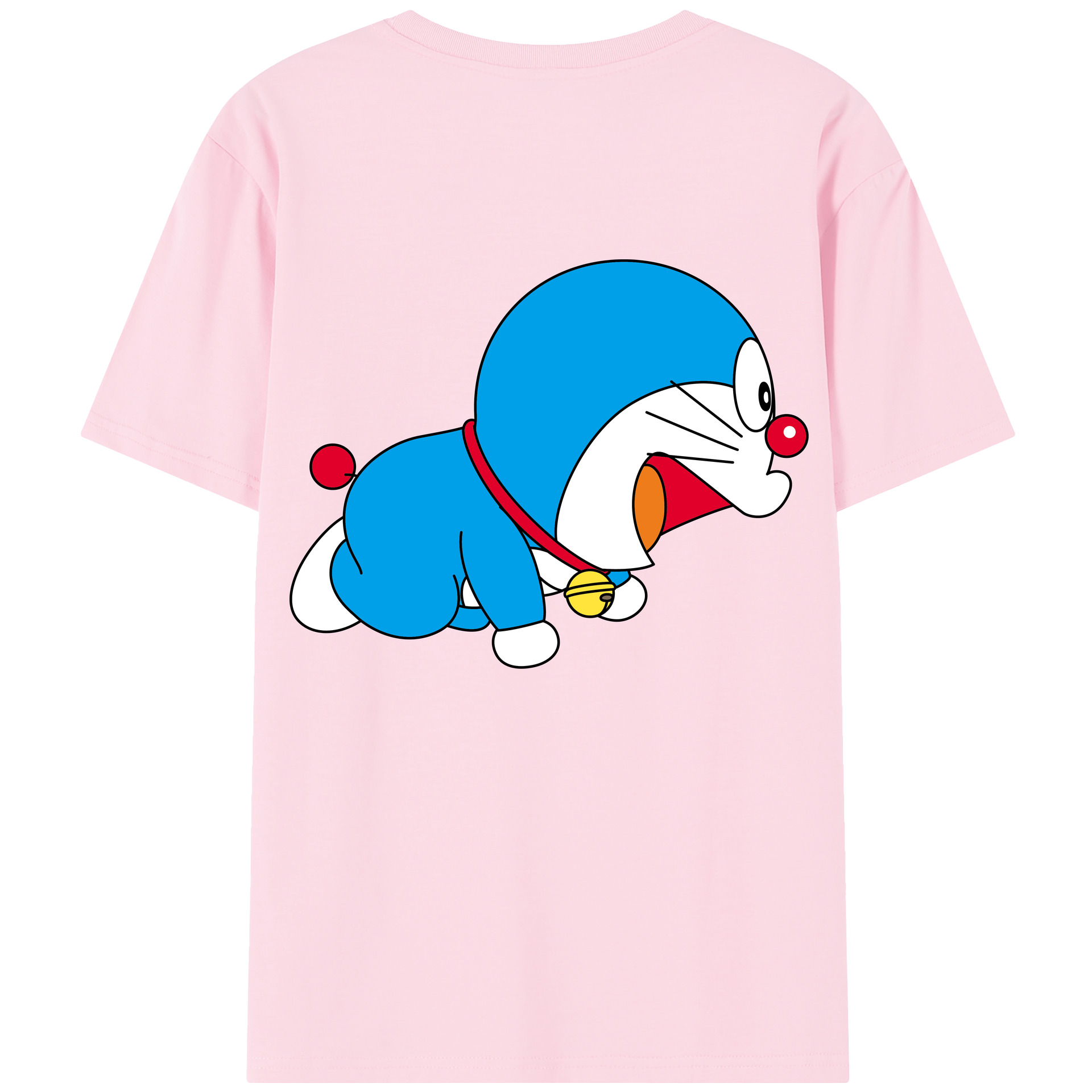 （画像用） ドラえもん Doraemon 綿100％半袖Tシャツ（背面プリント）
