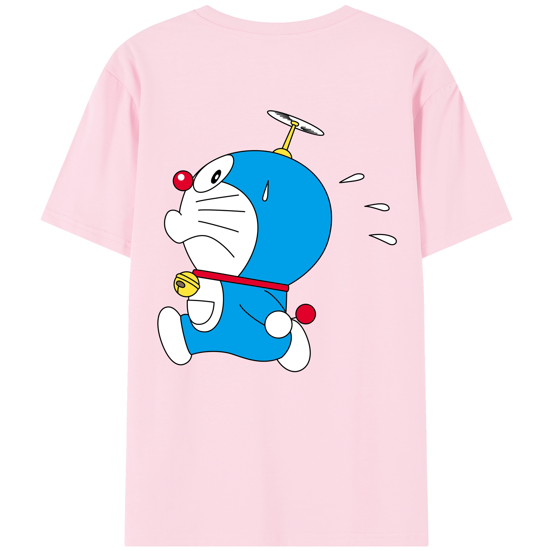 （画像用） ドラえもん Doraemon 綿100％半袖Tシャツ（背面プリント）