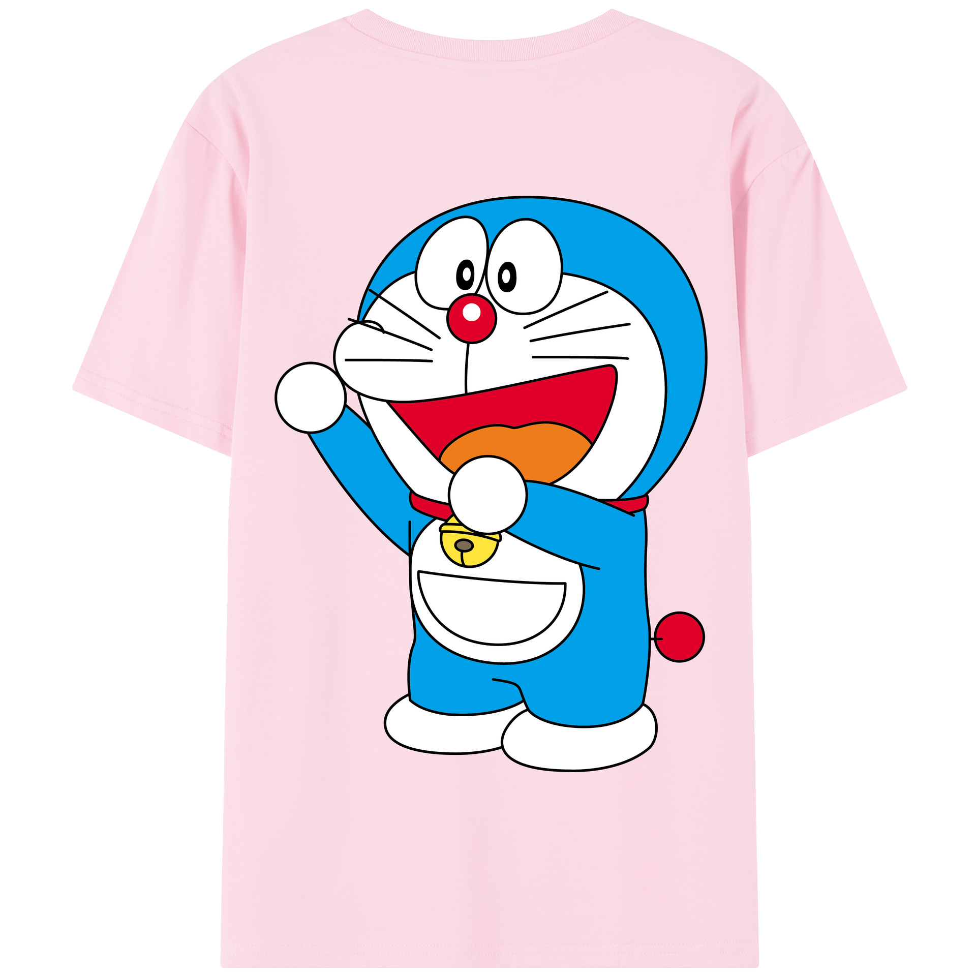 （画像用） ドラえもん Doraemon 綿100％半袖Tシャツ（背面プリント）