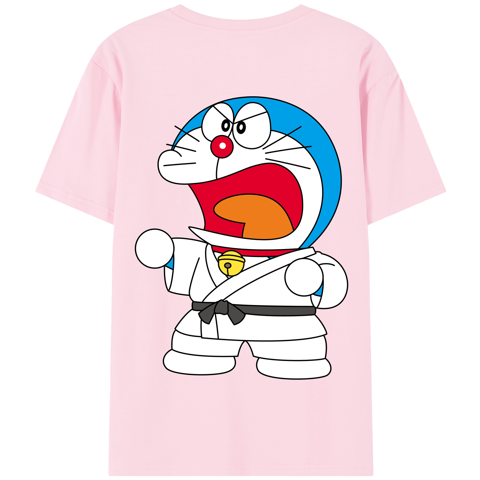 （画像用） ドラえもん Doraemon 綿100％半袖Tシャツ（背面プリント）
