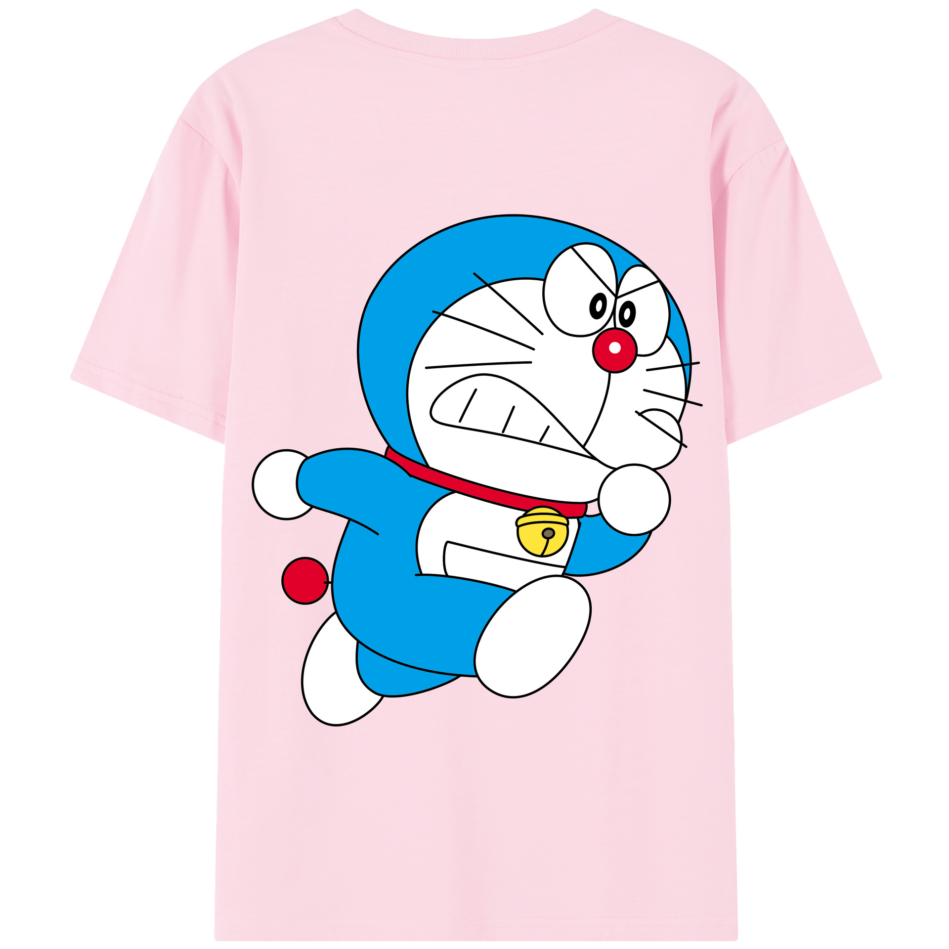 （画像用） ドラえもん Doraemon 綿100％半袖Tシャツ（背面プリント）