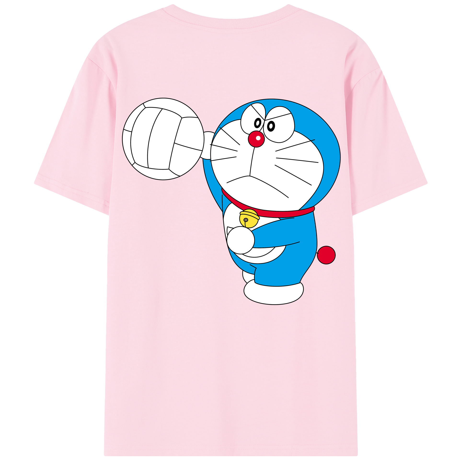 （画像用） ドラえもん Doraemon 綿100％半袖Tシャツ（背面プリント）