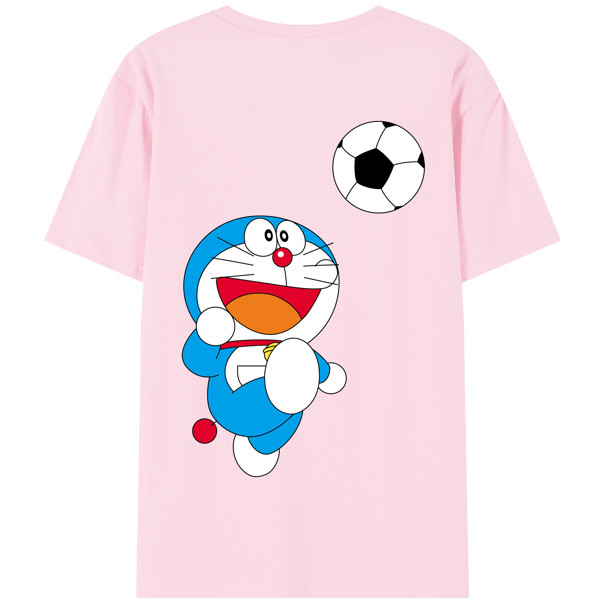 （画像用） ドラえもん Doraemon 綿100％半袖Tシャツ（背面プリント）