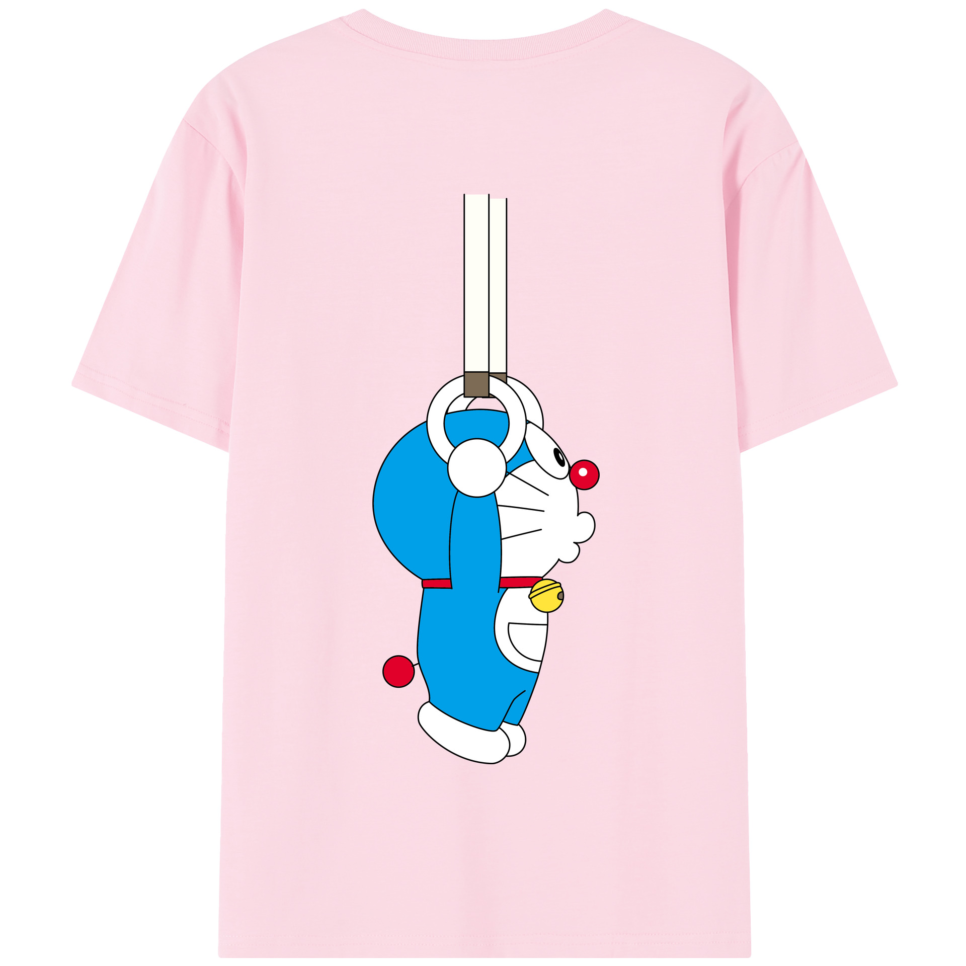 （画像用） ドラえもん Doraemon 綿100％半袖Tシャツ（背面プリント）