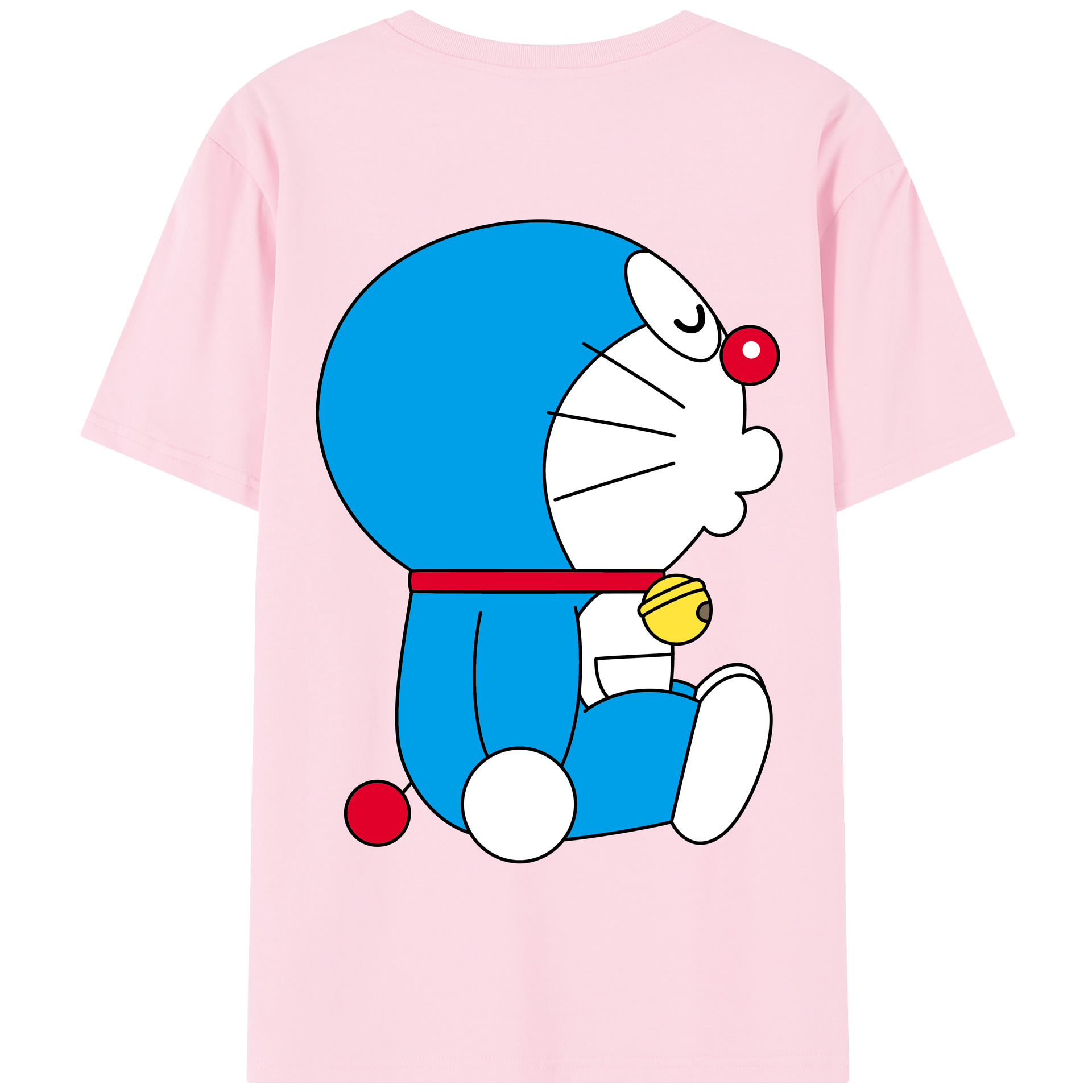 （画像用） ドラえもん Doraemon 綿100％半袖Tシャツ（背面プリント）