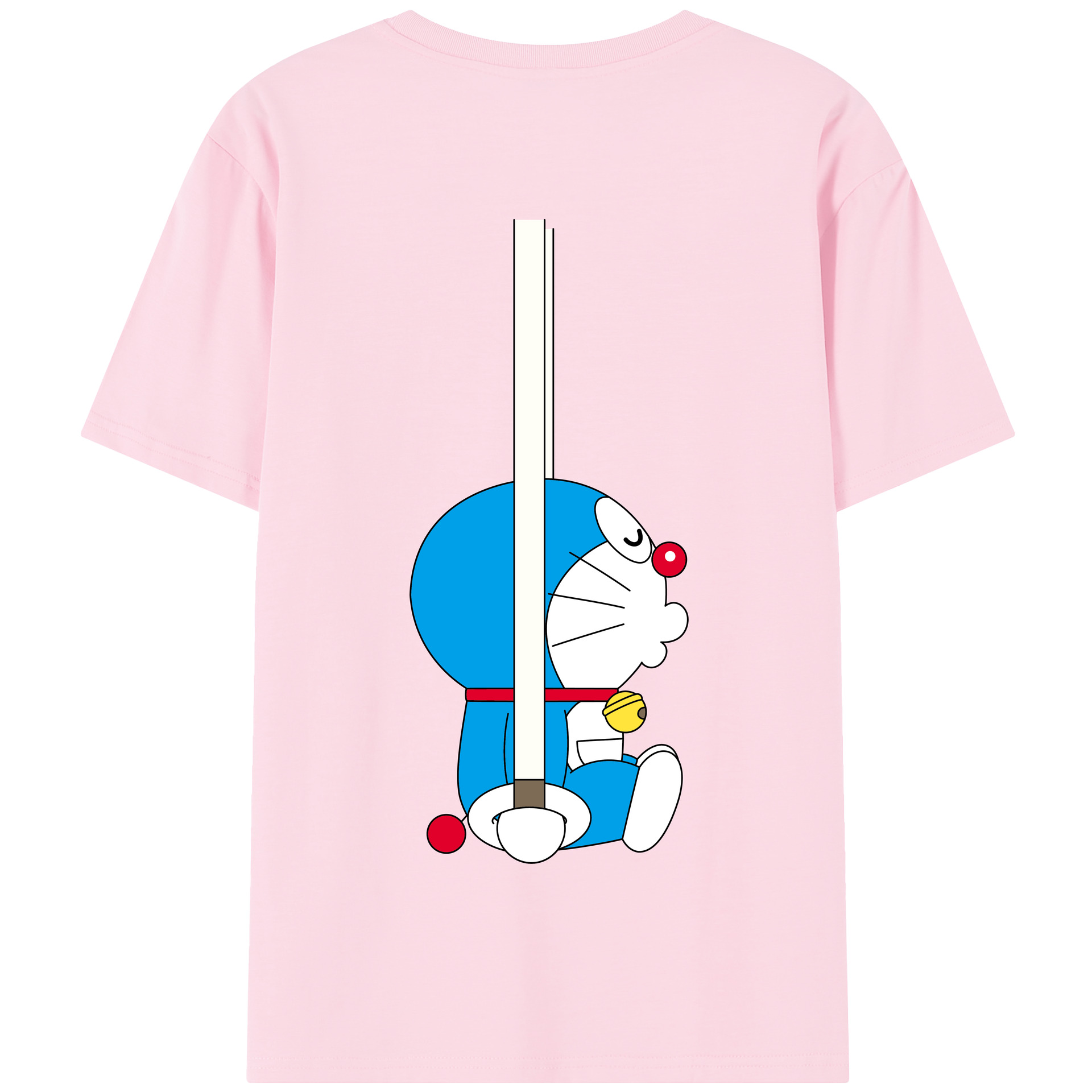 （画像用） ドラえもん Doraemon 綿100％半袖Tシャツ（背面プリント）