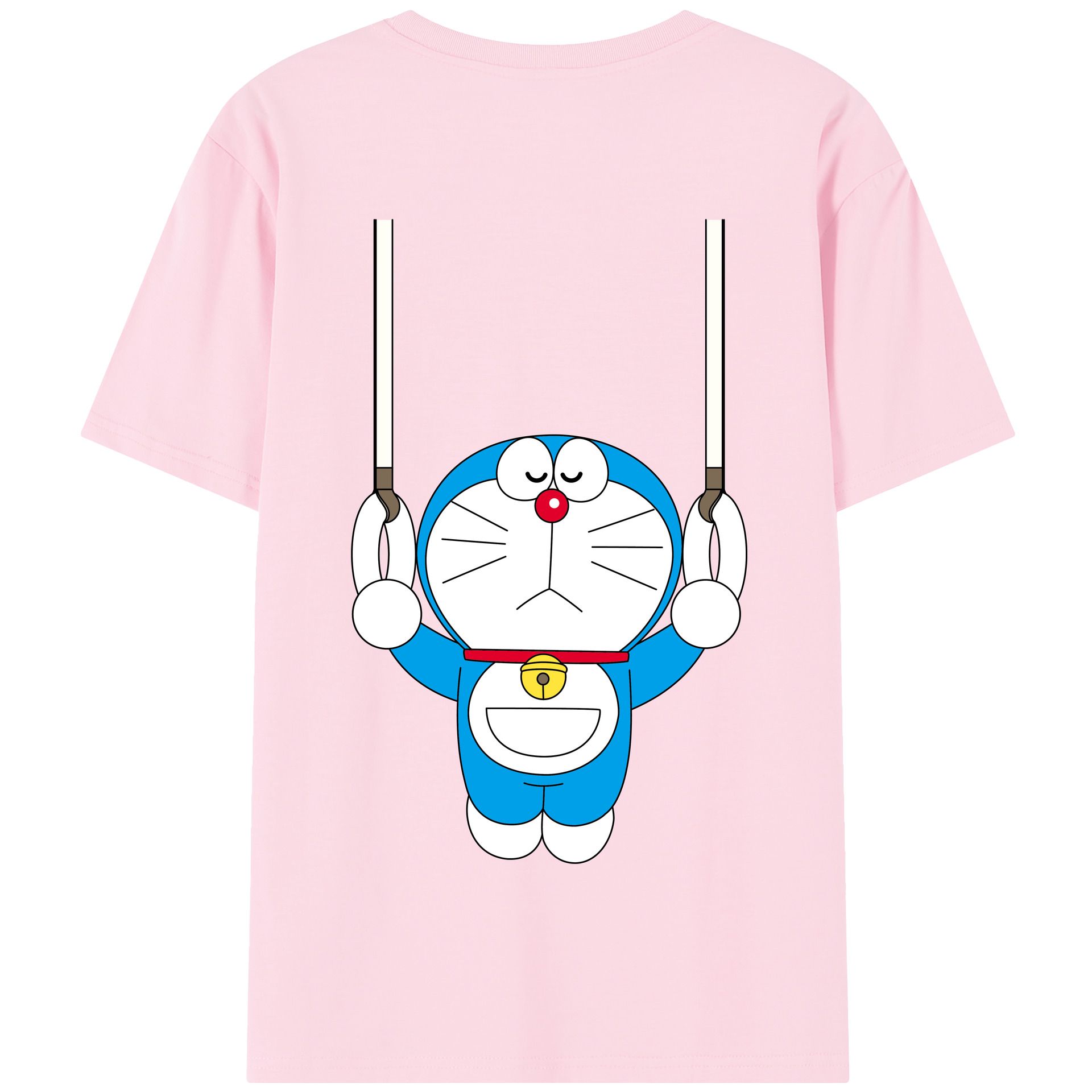 （画像用） ドラえもん Doraemon 綿100％半袖Tシャツ（背面プリント）