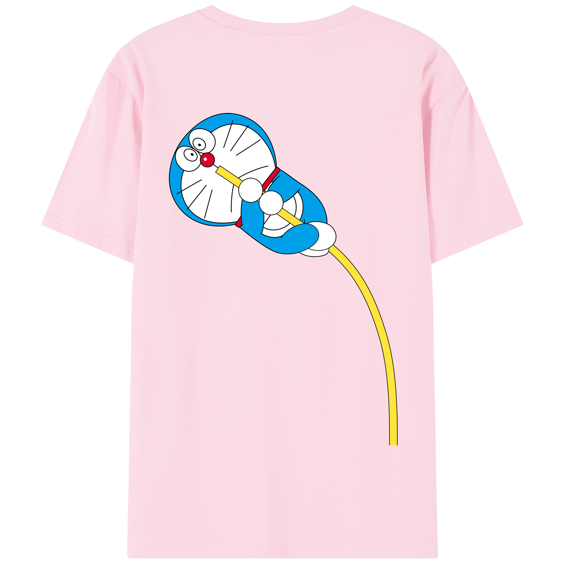 （画像用） ドラえもん Doraemon 綿100％半袖Tシャツ（背面プリント）