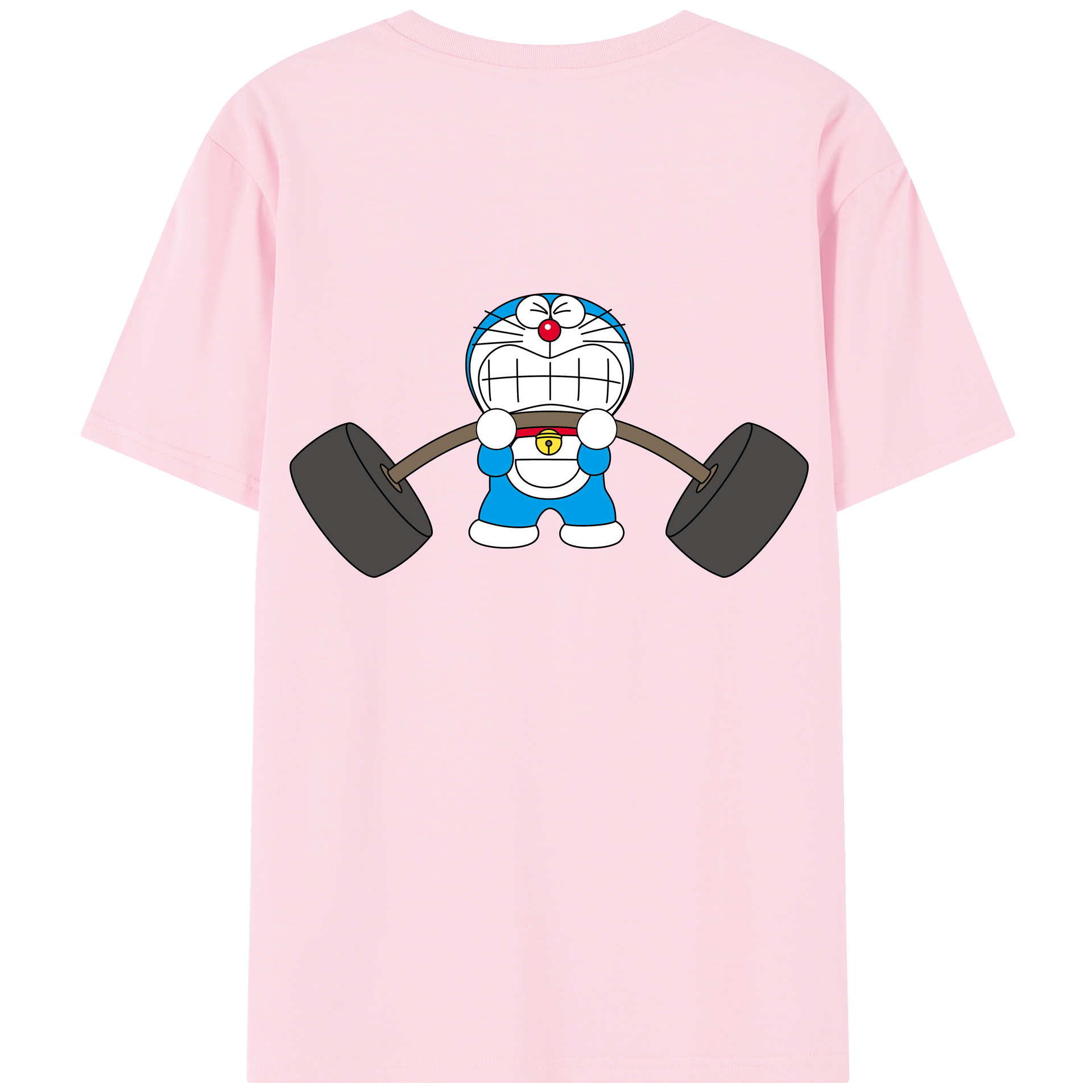 （画像用） ドラえもん Doraemon 綿100％半袖Tシャツ（背面プリント）