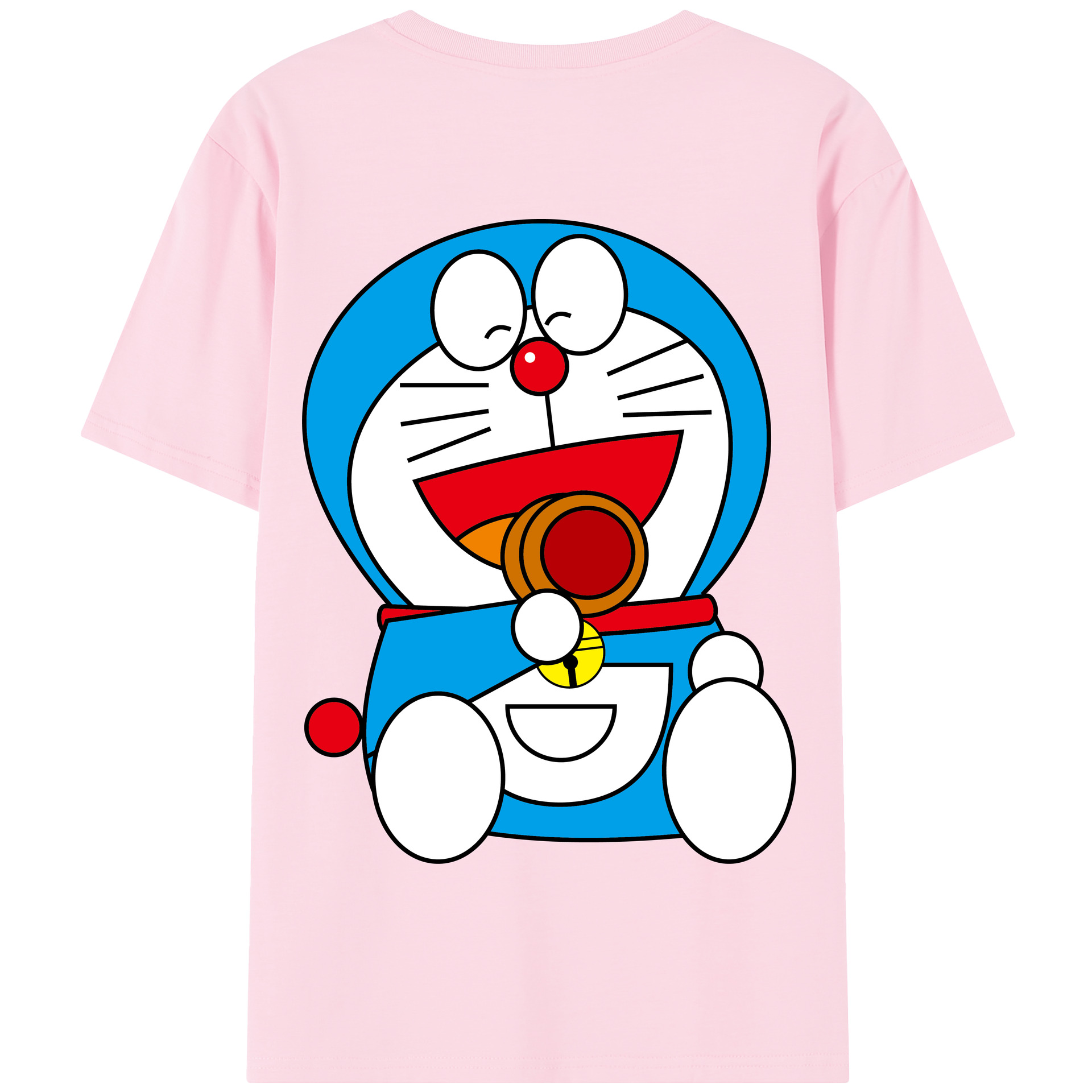 （画像用） ドラえもん Doraemon 綿100％半袖Tシャツ（背面プリント）