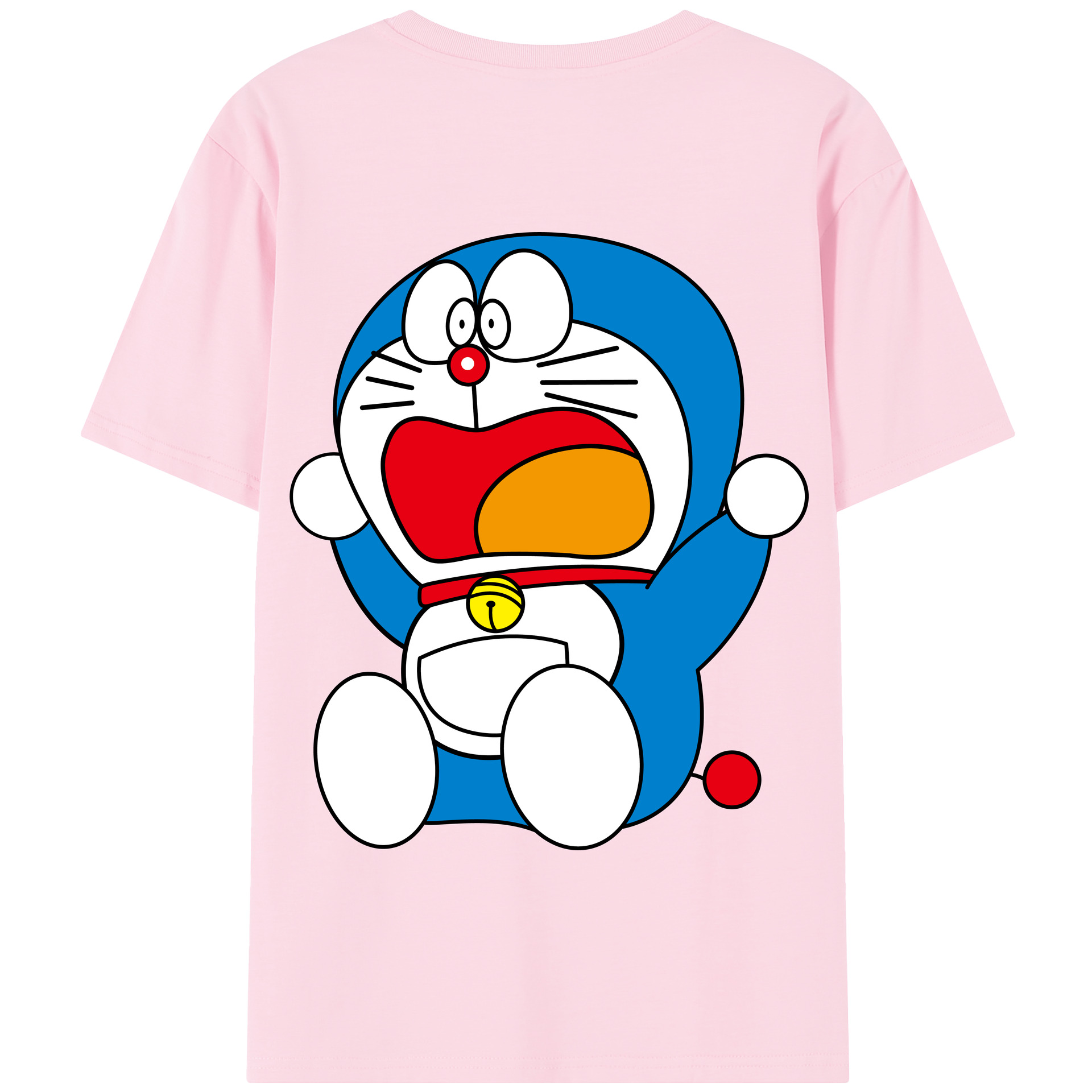 （画像用） ドラえもん Doraemon 綿100％半袖Tシャツ（背面プリント）
