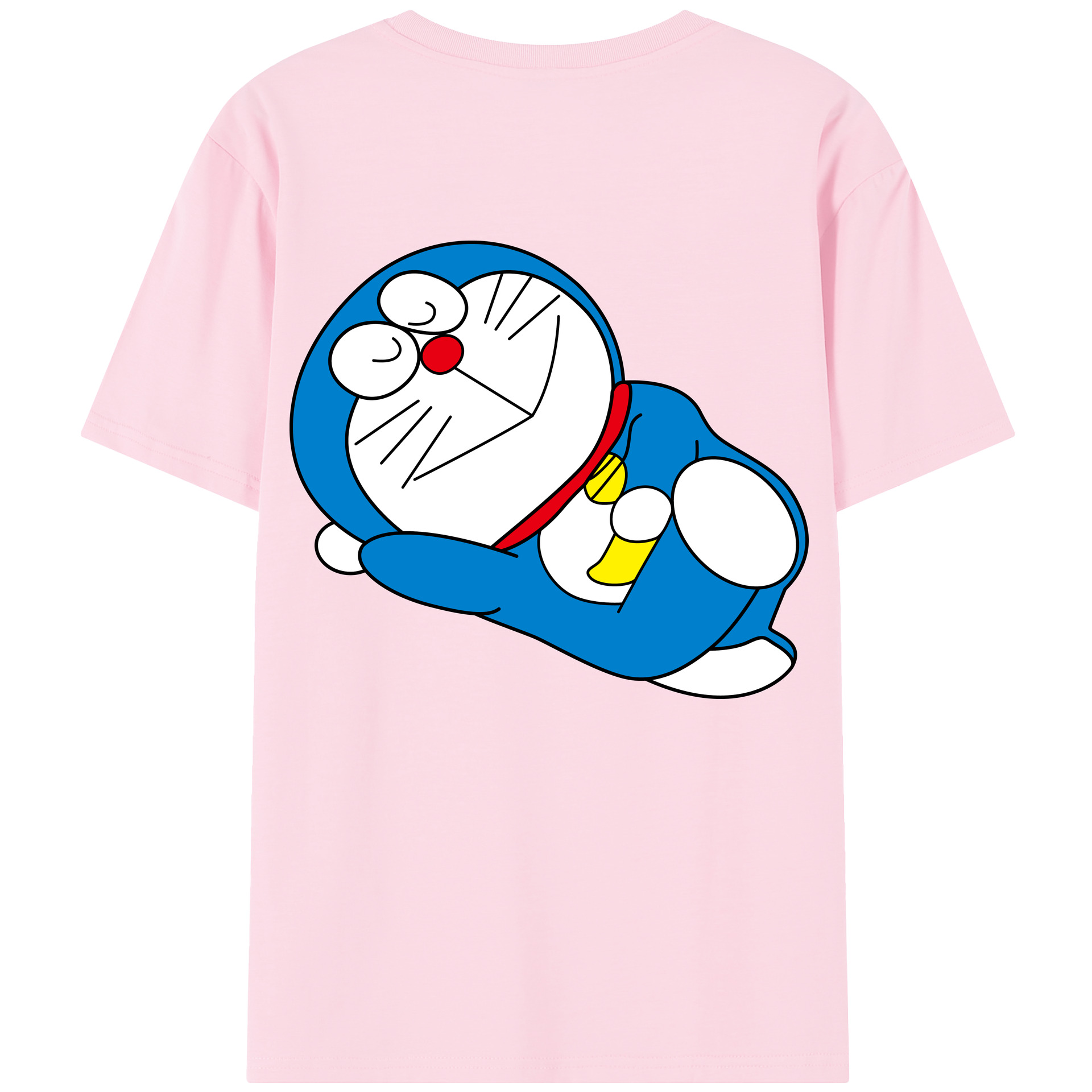 （画像用） ドラえもん Doraemon 綿100％半袖Tシャツ（背面プリント）