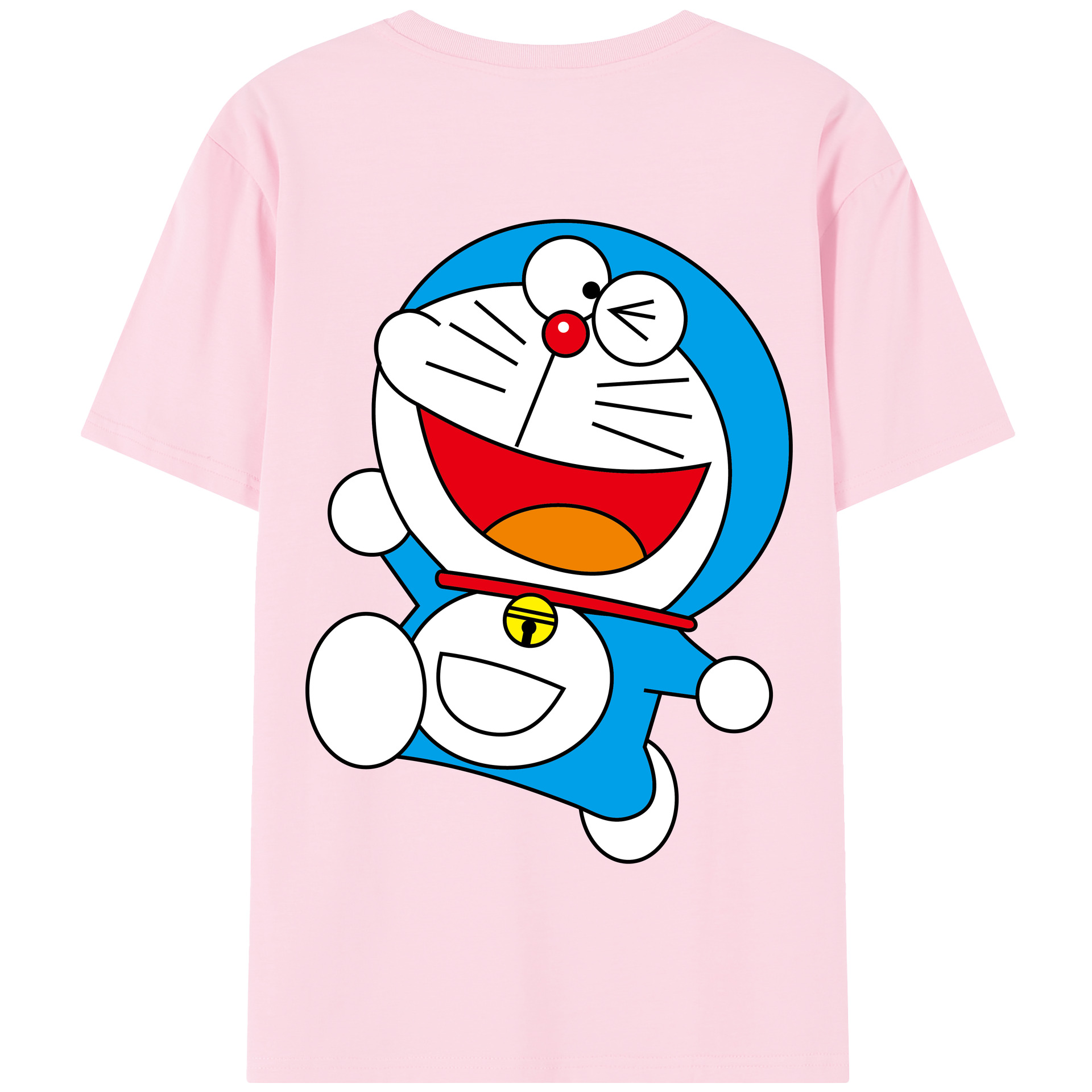 （画像用） ドラえもん Doraemon 綿100％半袖Tシャツ（背面プリント）