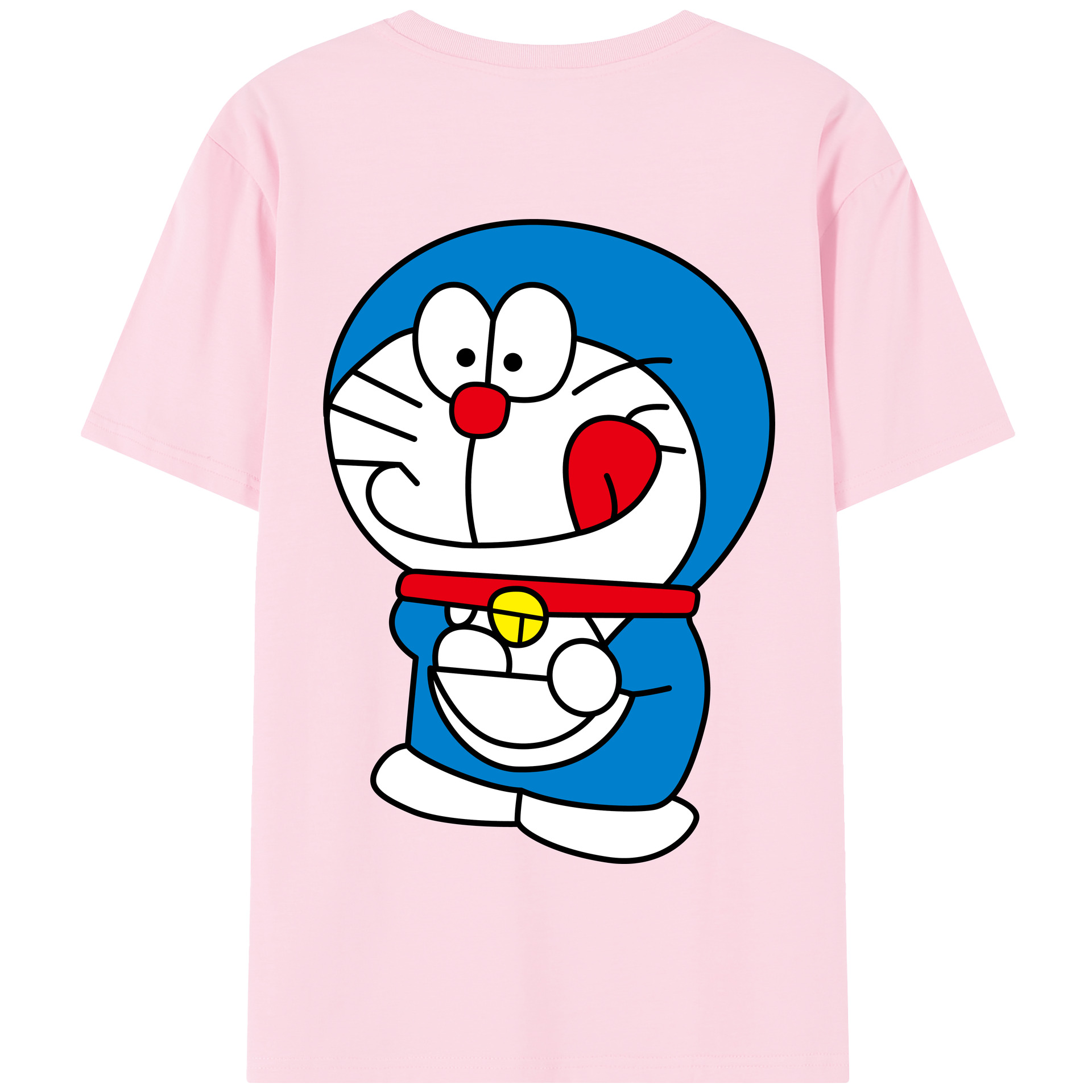 （画像用） ドラえもん Doraemon 綿100％半袖Tシャツ（背面プリント）