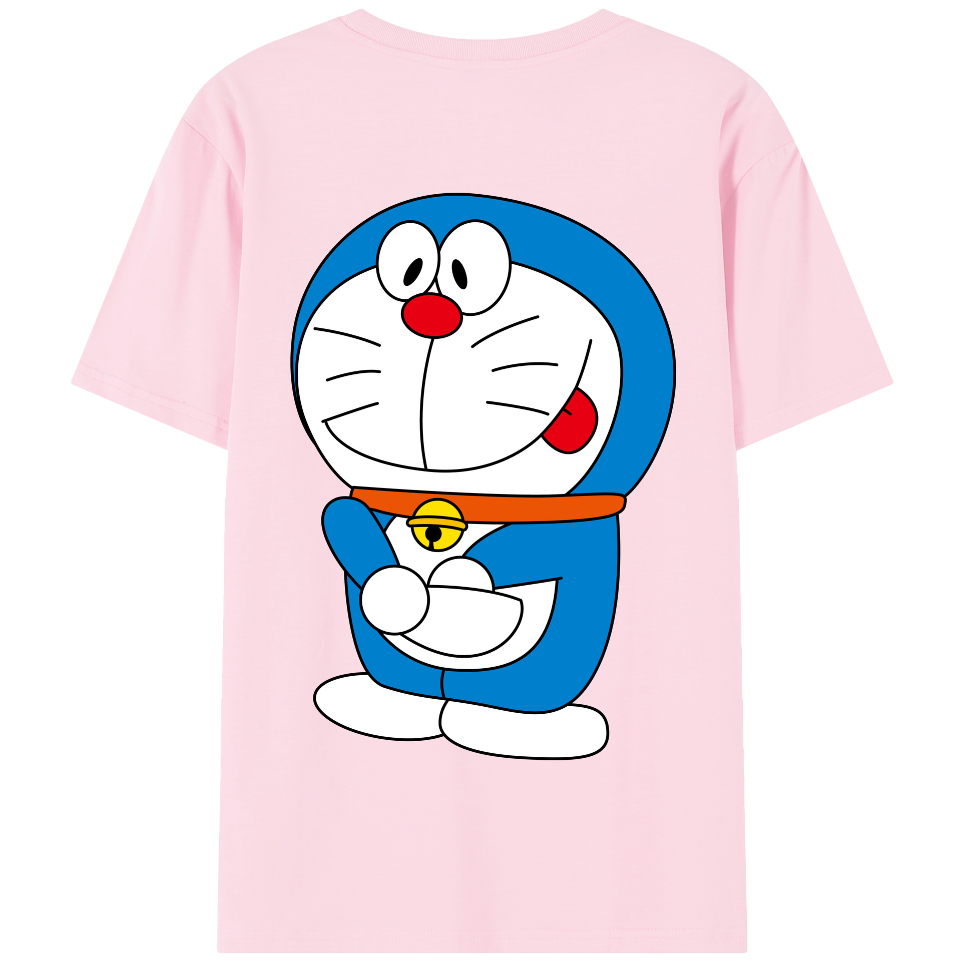 （画像用） ドラえもん Doraemon 綿100％半袖Tシャツ（背面プリント）