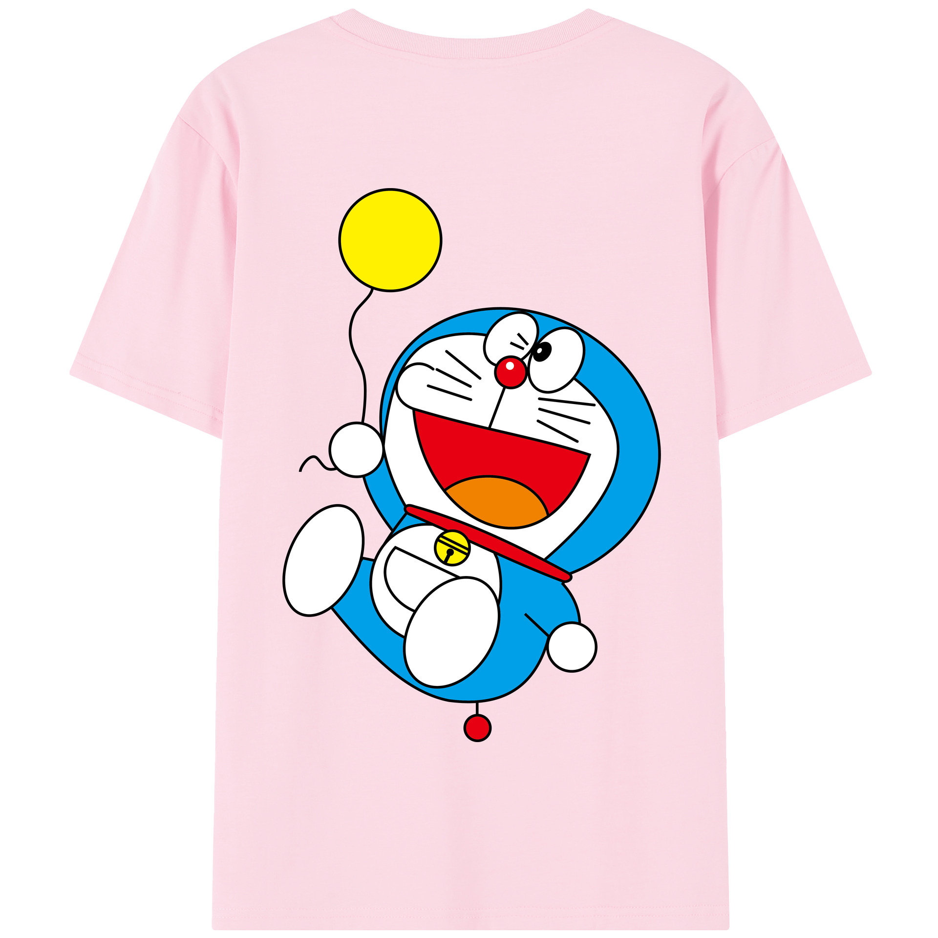 （画像用） ドラえもん Doraemon 綿100％半袖Tシャツ（背面プリント）