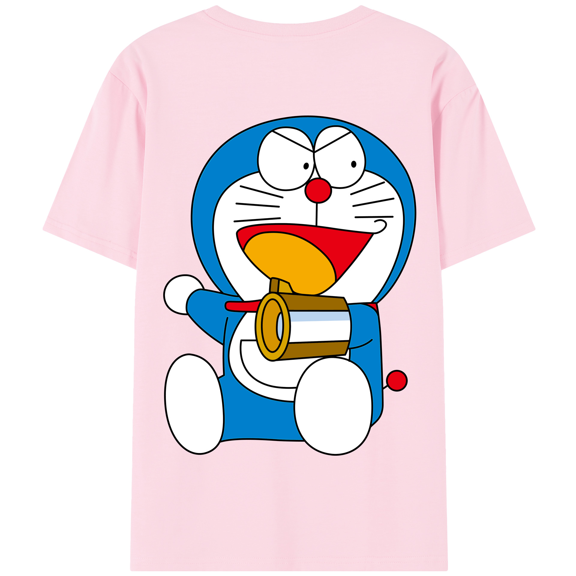 （画像用） ドラえもん Doraemon 綿100％半袖Tシャツ（背面プリント）