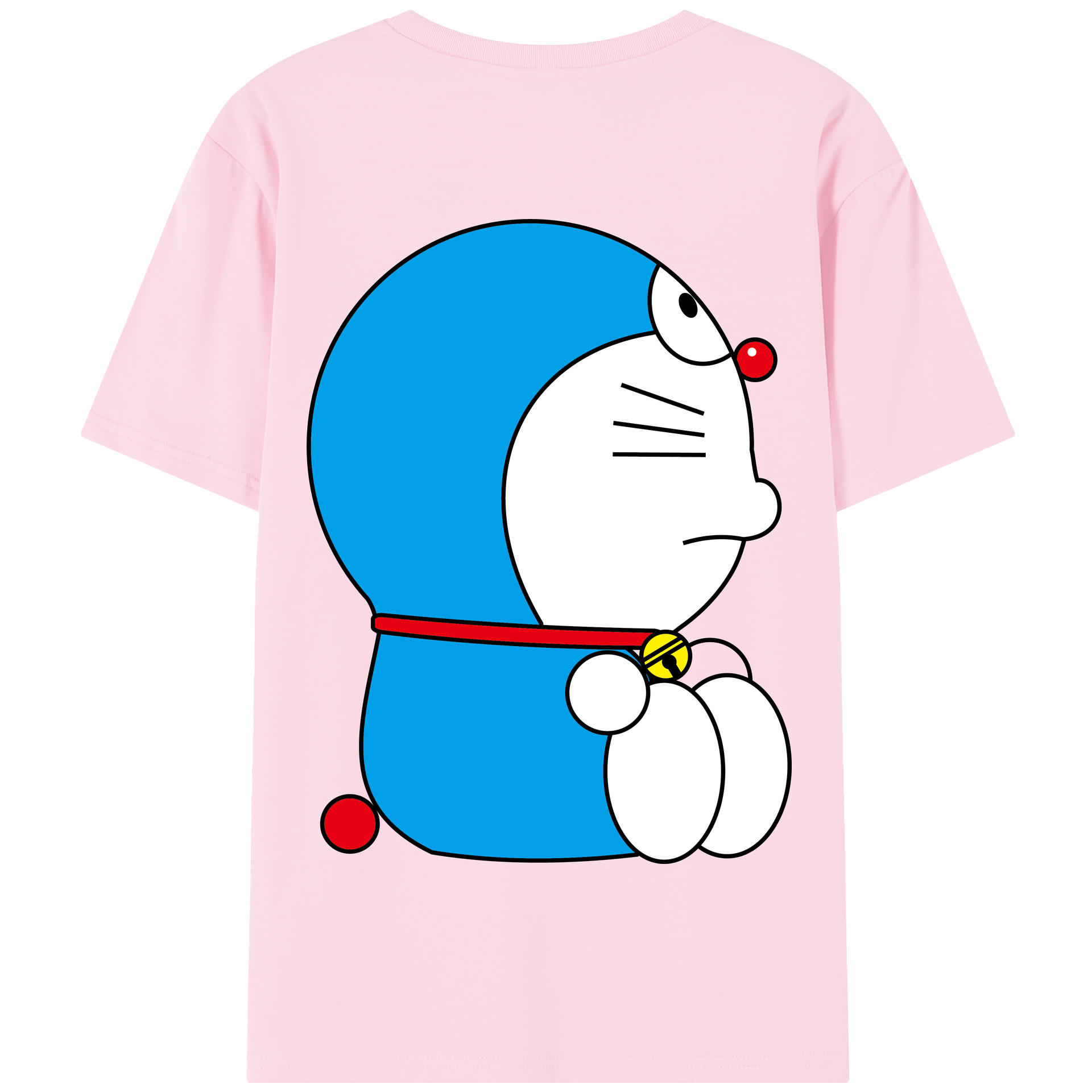 （画像用） ドラえもん Doraemon 綿100％半袖Tシャツ（背面プリント）