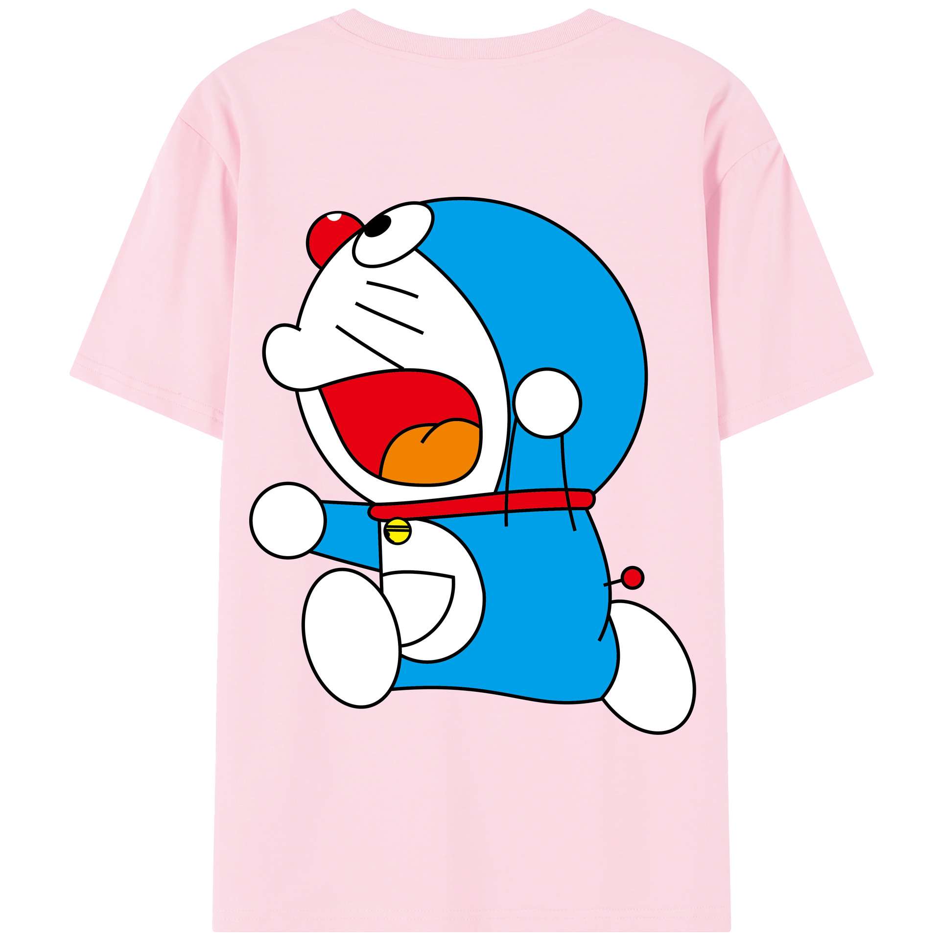 （画像用） ドラえもん Doraemon 綿100％半袖Tシャツ（背面プリント）