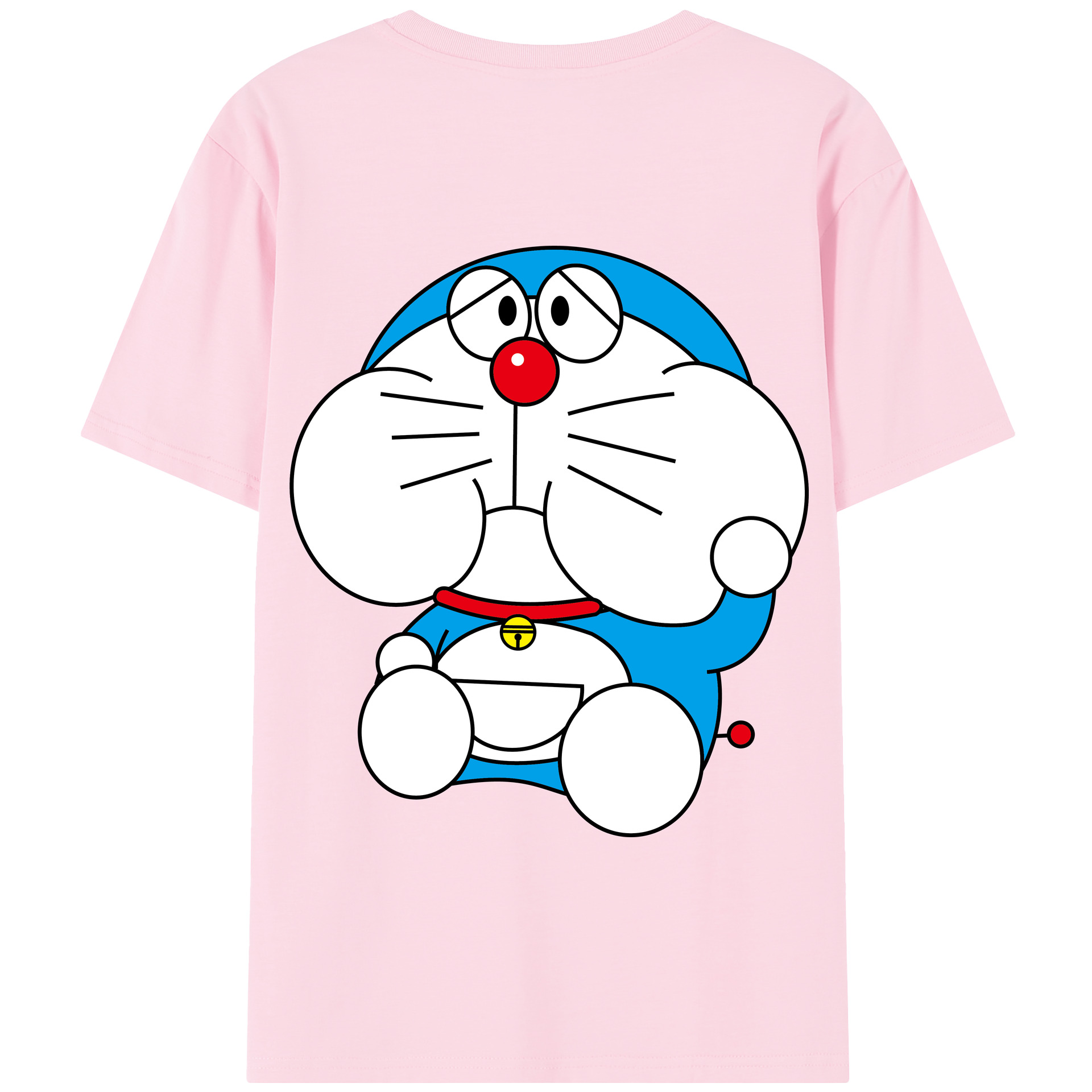 （画像用） ドラえもん Doraemon 綿100％半袖Tシャツ（背面プリント）