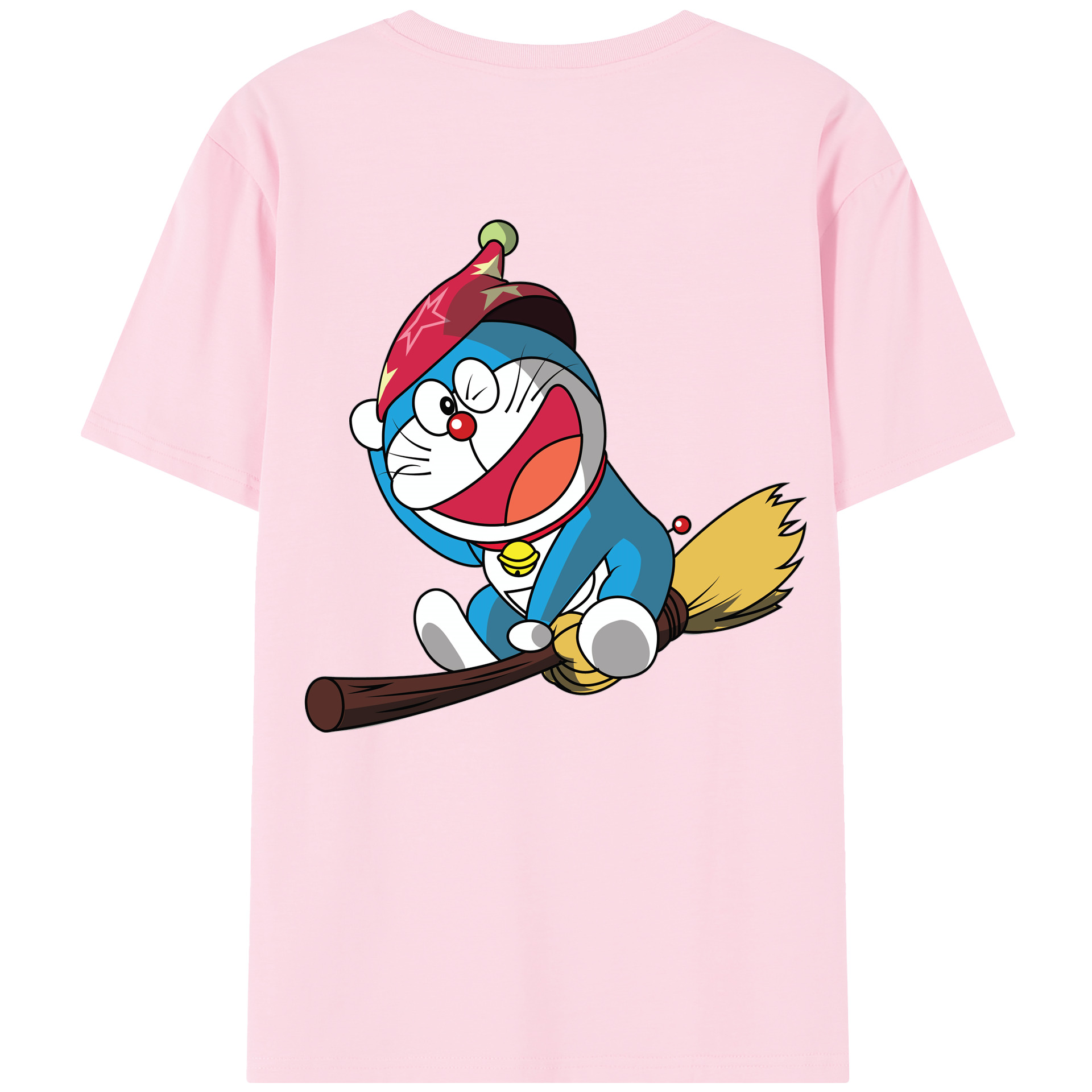 （画像用） ドラえもん Doraemon 綿100％半袖Tシャツ（背面プリント）