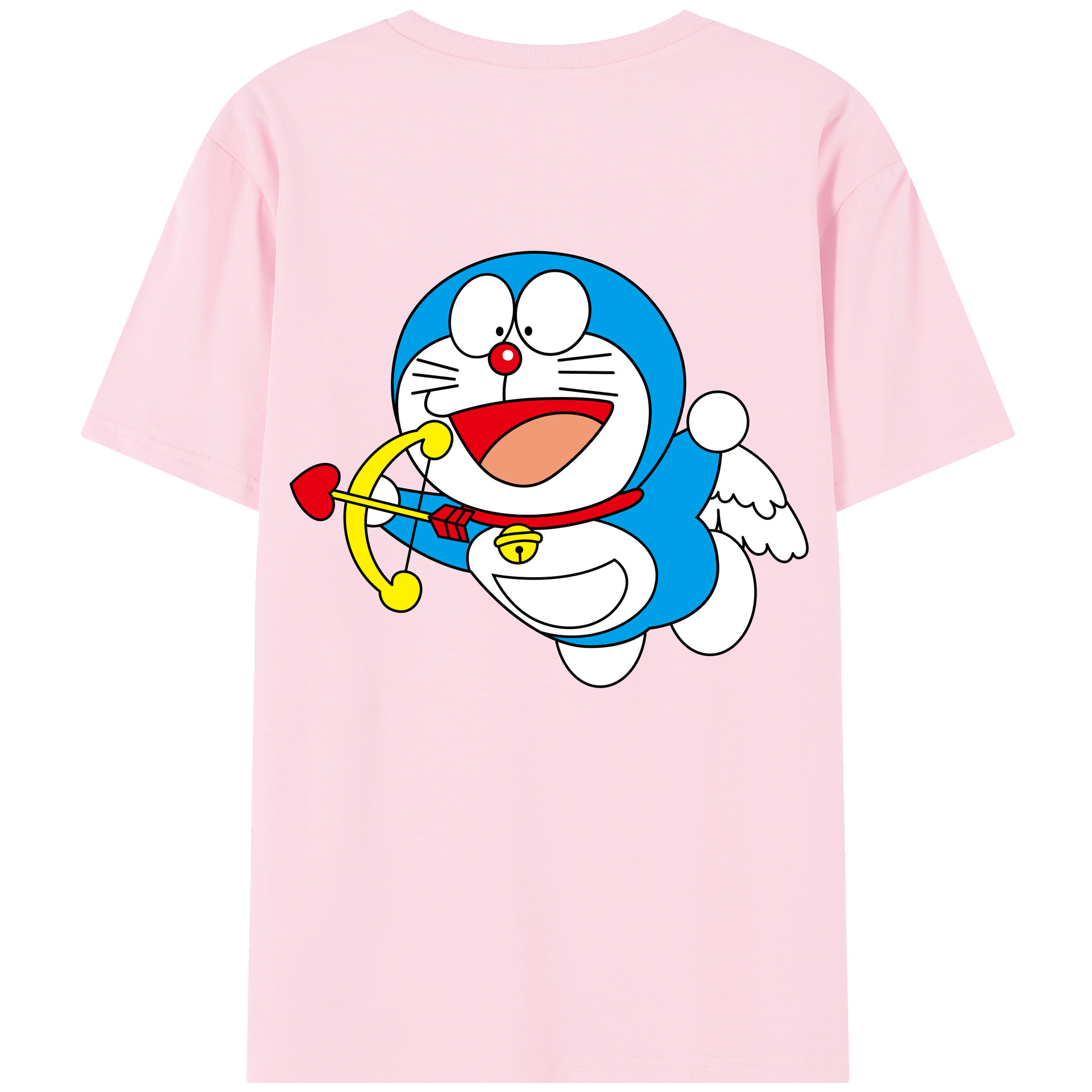 （画像用） ドラえもん Doraemon 綿100％半袖Tシャツ（背面プリント）