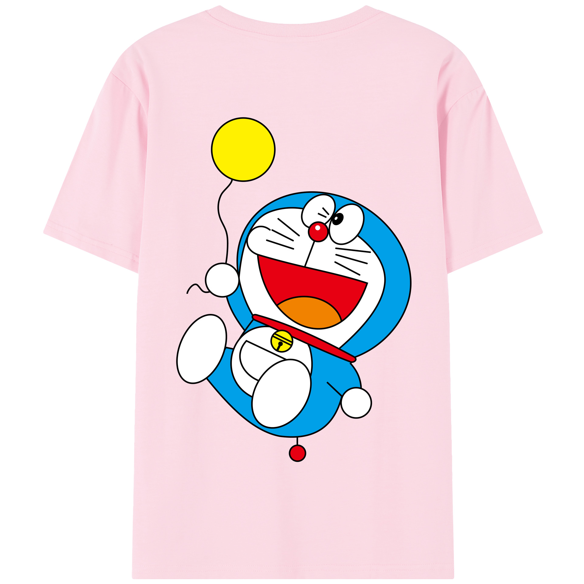 （画像用） ドラえもん Doraemon 綿100％半袖Tシャツ（背面プリント）