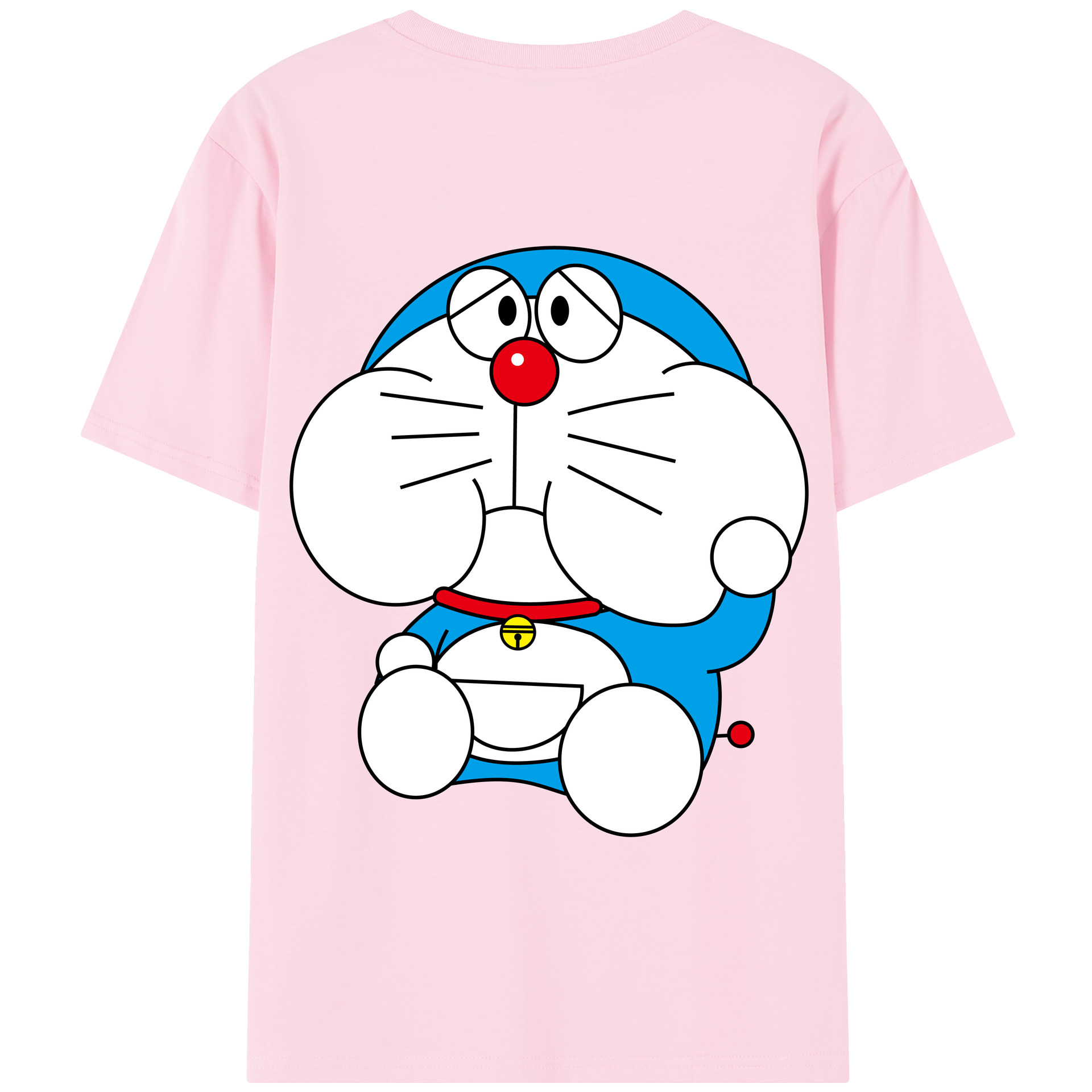 （画像用） ドラえもん Doraemon 綿100％半袖Tシャツ（背面プリント）