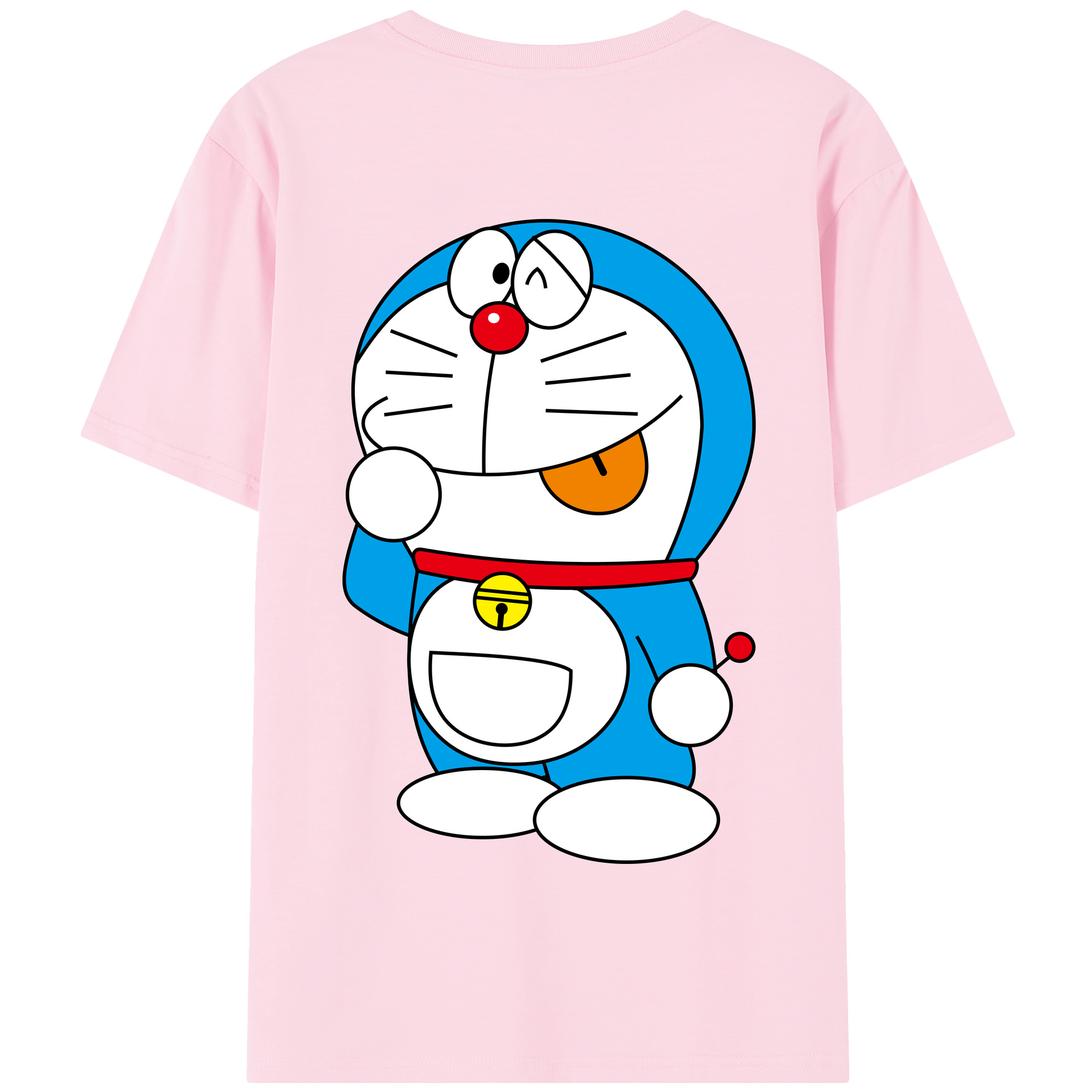 （画像用） ドラえもん Doraemon 綿100％半袖Tシャツ（背面プリント）
