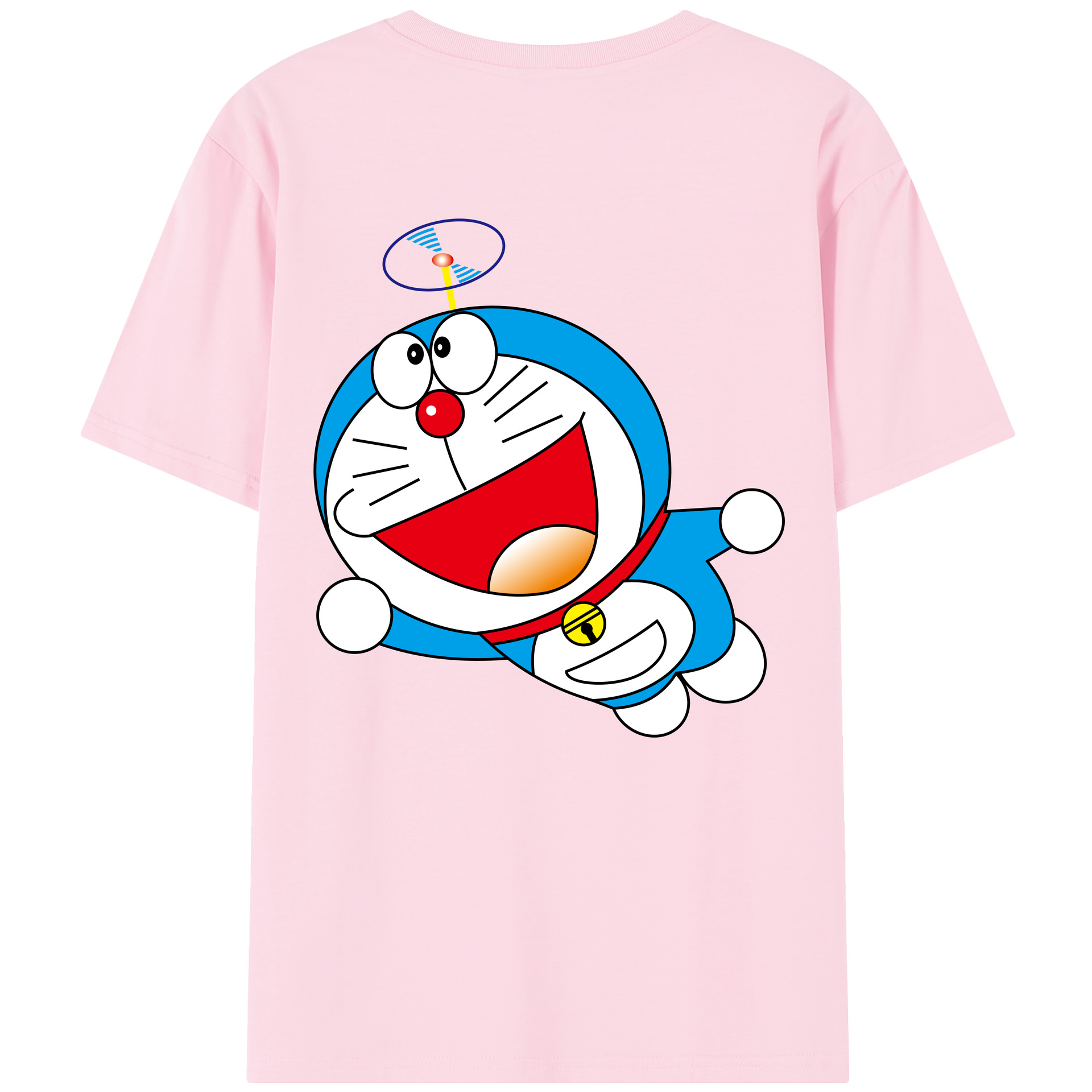 （画像用） ドラえもん Doraemon 綿100％半袖Tシャツ（背面プリント）