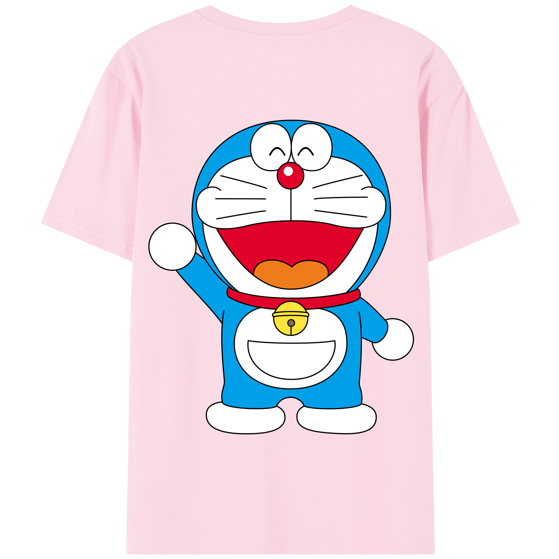 （画像用） ドラえもん Doraemon 綿100％半袖Tシャツ（背面プリント）