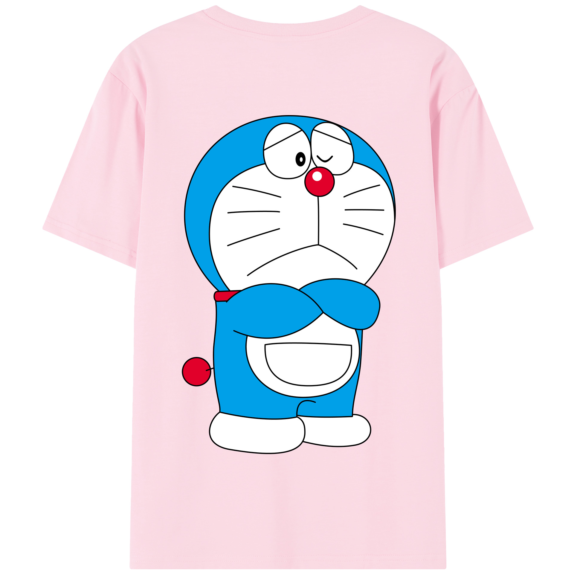 （画像用） ドラえもん Doraemon 綿100％半袖Tシャツ（背面プリント）