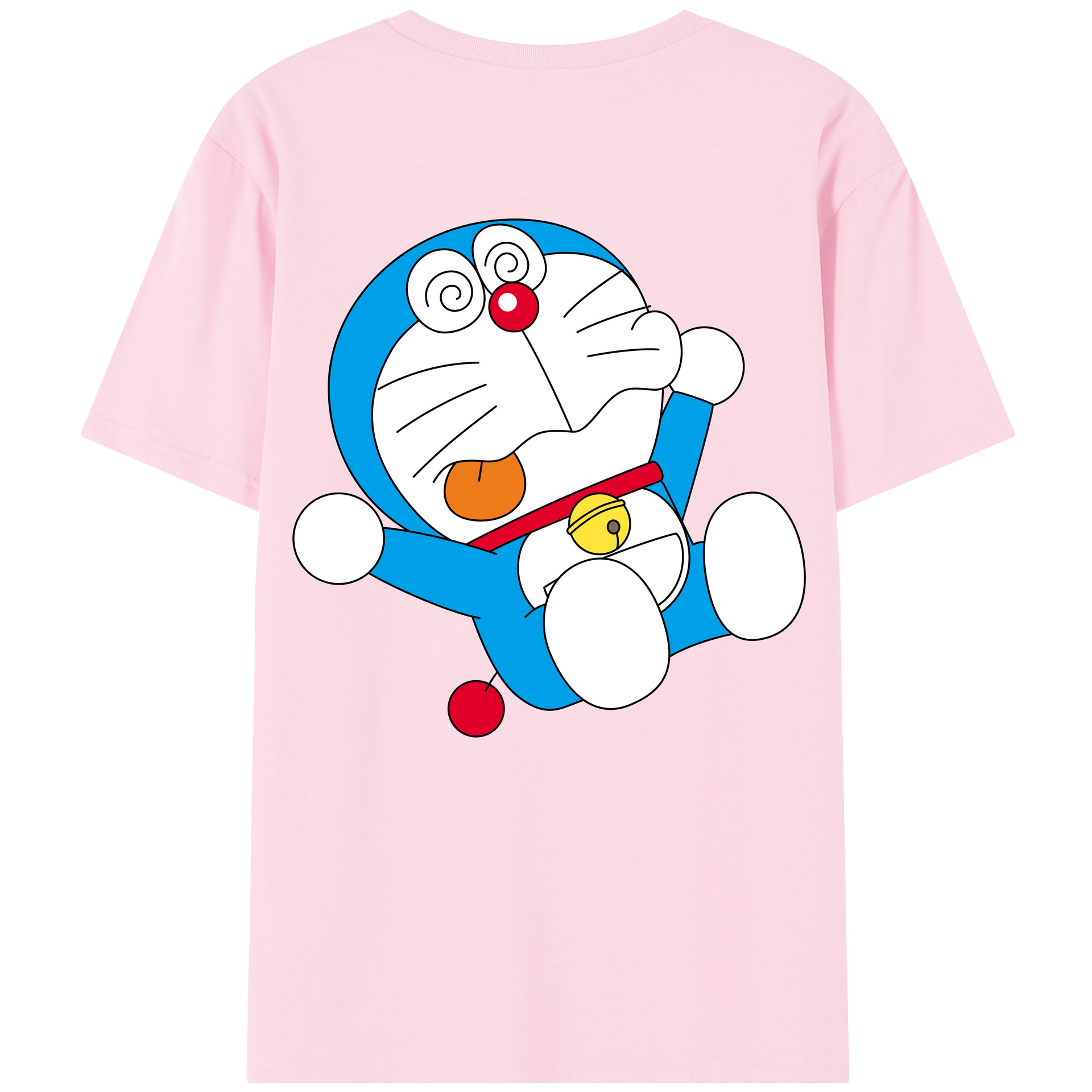 （画像用） ドラえもん Doraemon 綿100％半袖Tシャツ（背面プリント）
