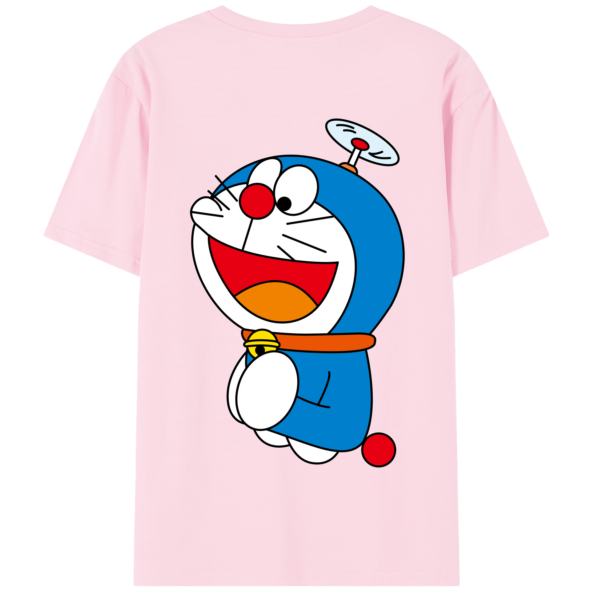 （画像用） ドラえもん Doraemon 綿100％半袖Tシャツ（背面プリント）