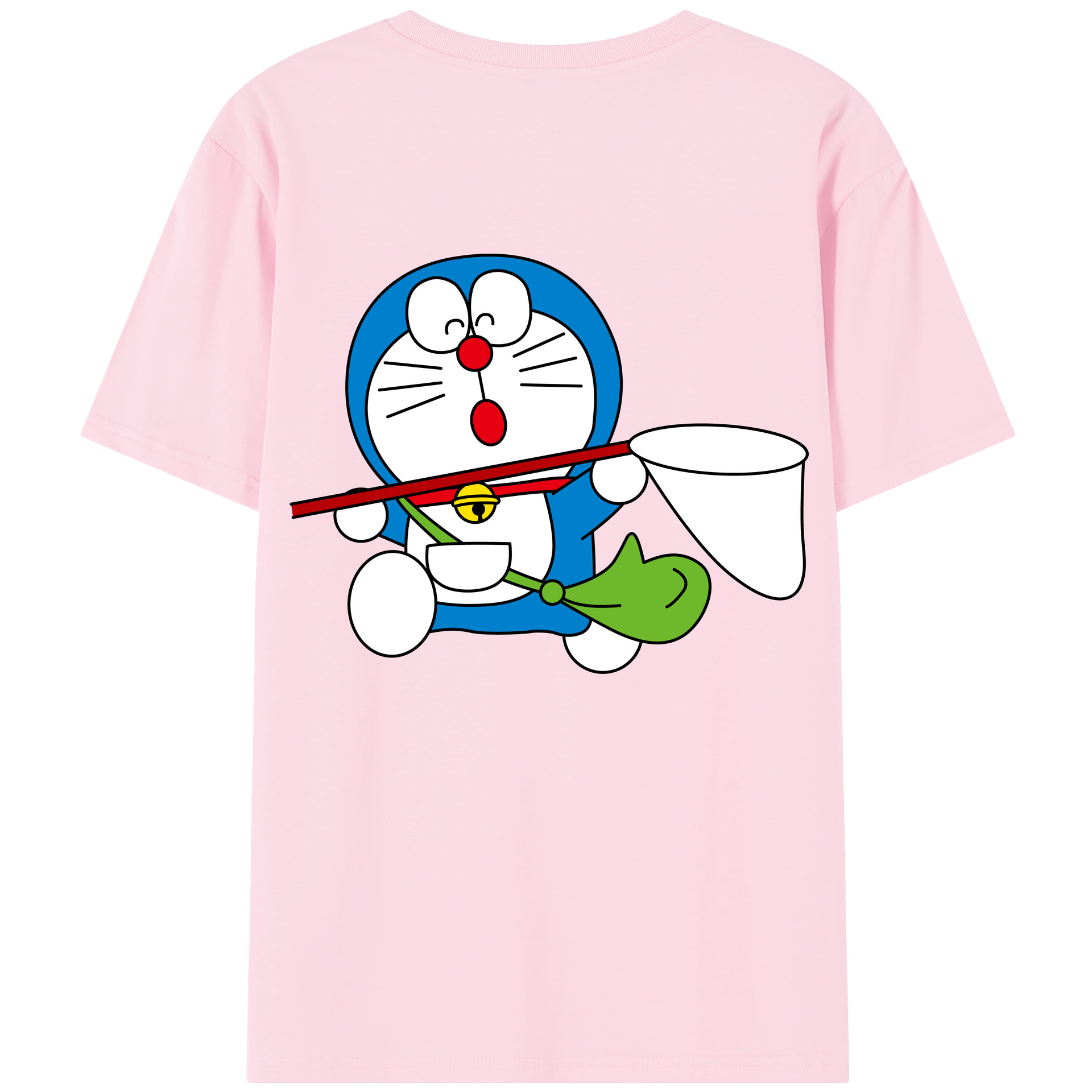 （画像用） ドラえもん Doraemon 綿100％半袖Tシャツ（背面プリント）