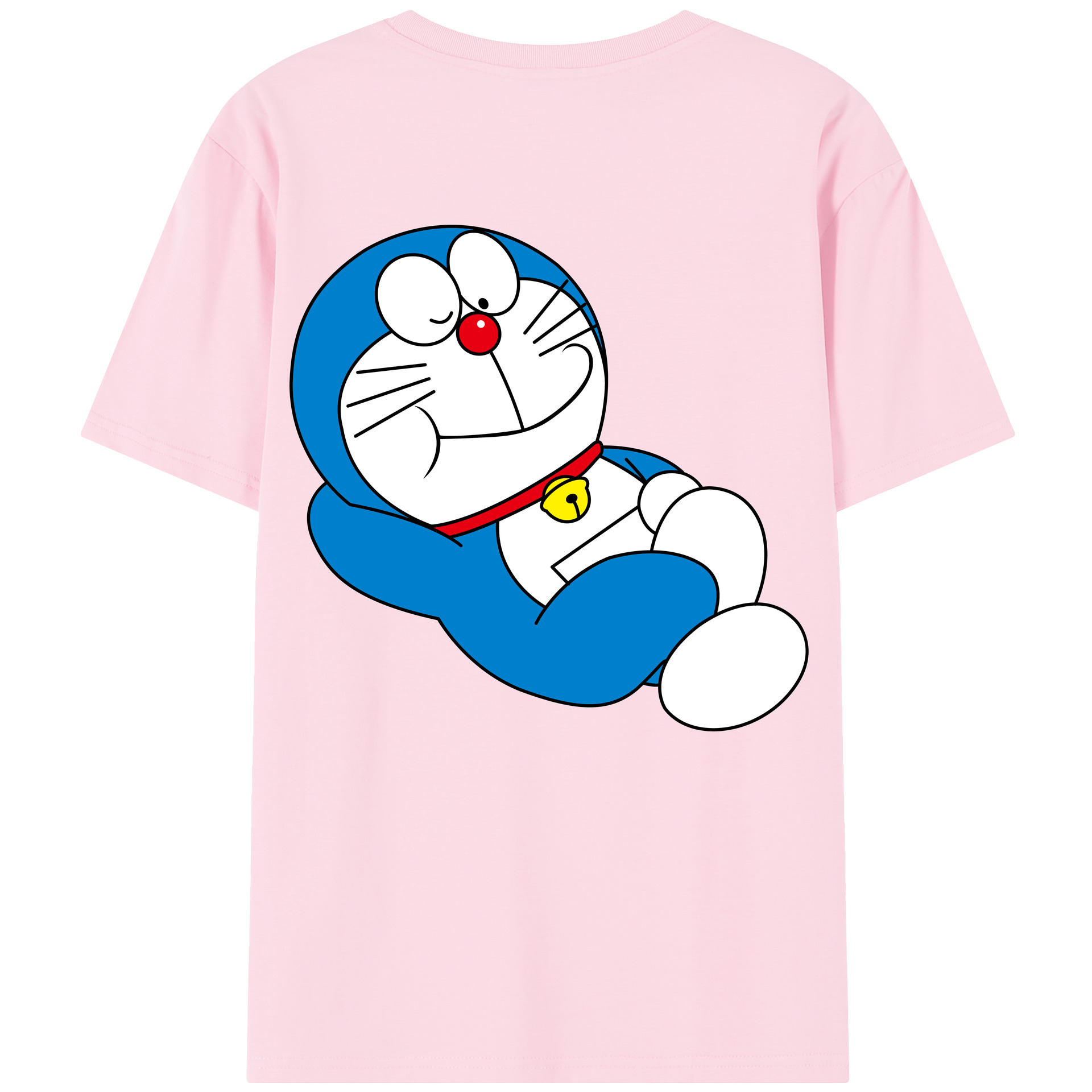 （画像用） ドラえもん Doraemon 綿100％半袖Tシャツ（背面プリント）