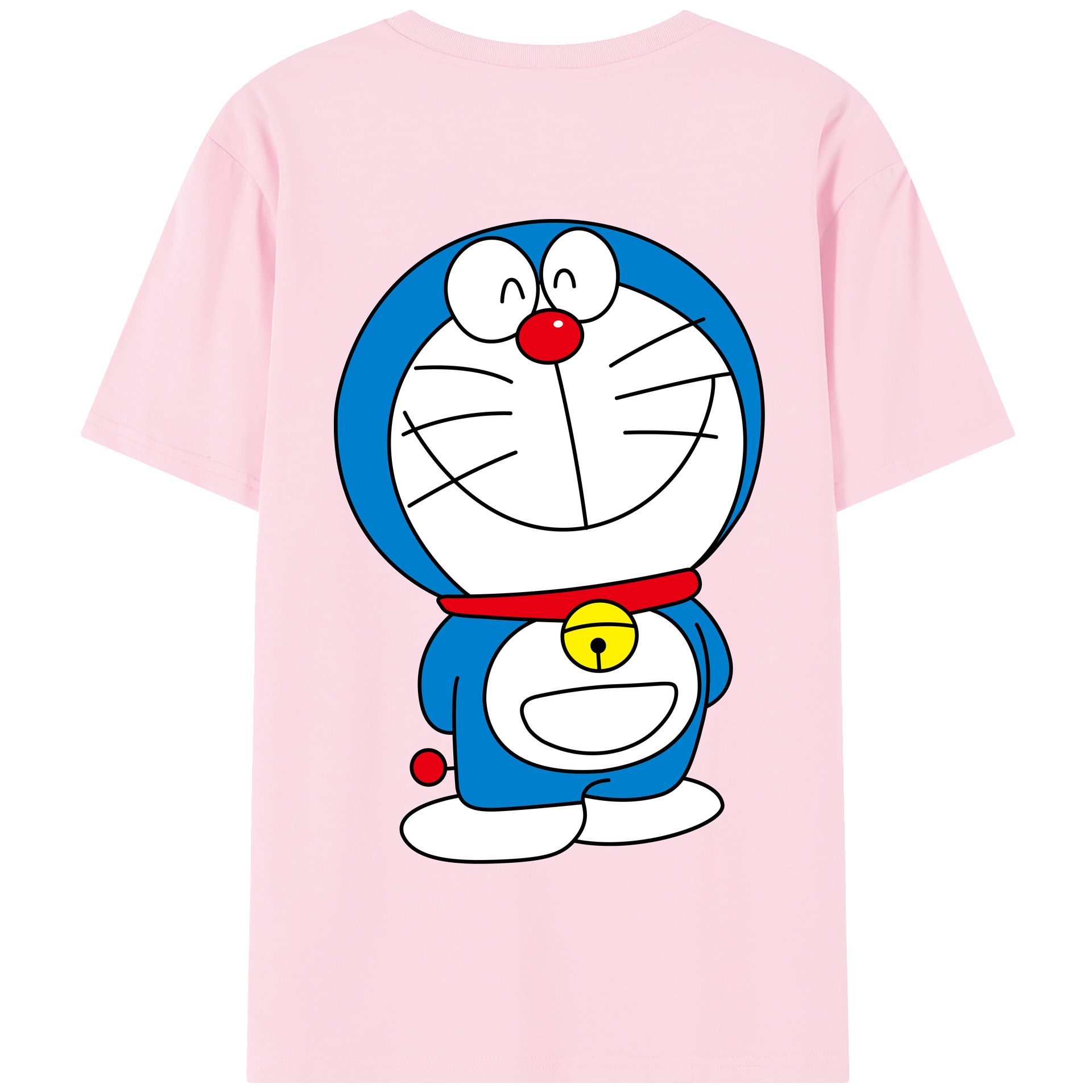 （画像用） ドラえもん Doraemon 綿100％半袖Tシャツ（背面プリント）