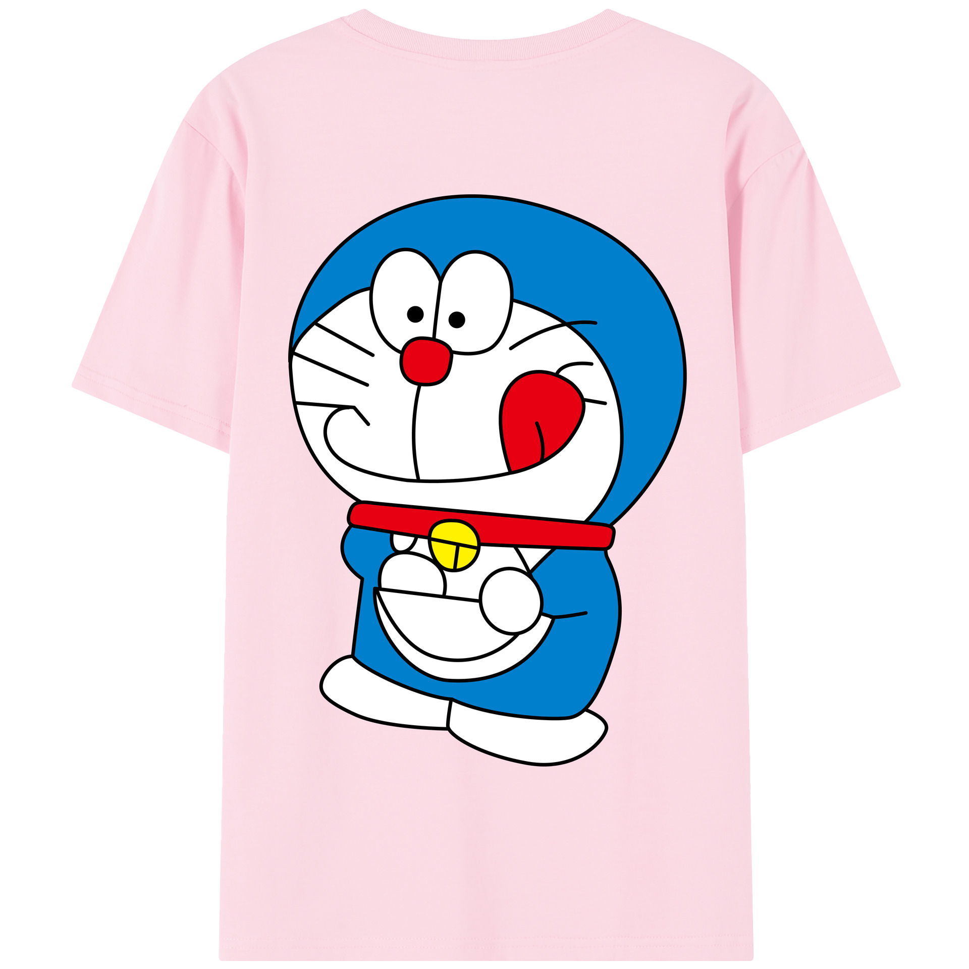 （画像用） ドラえもん Doraemon 綿100％半袖Tシャツ（背面プリント）
