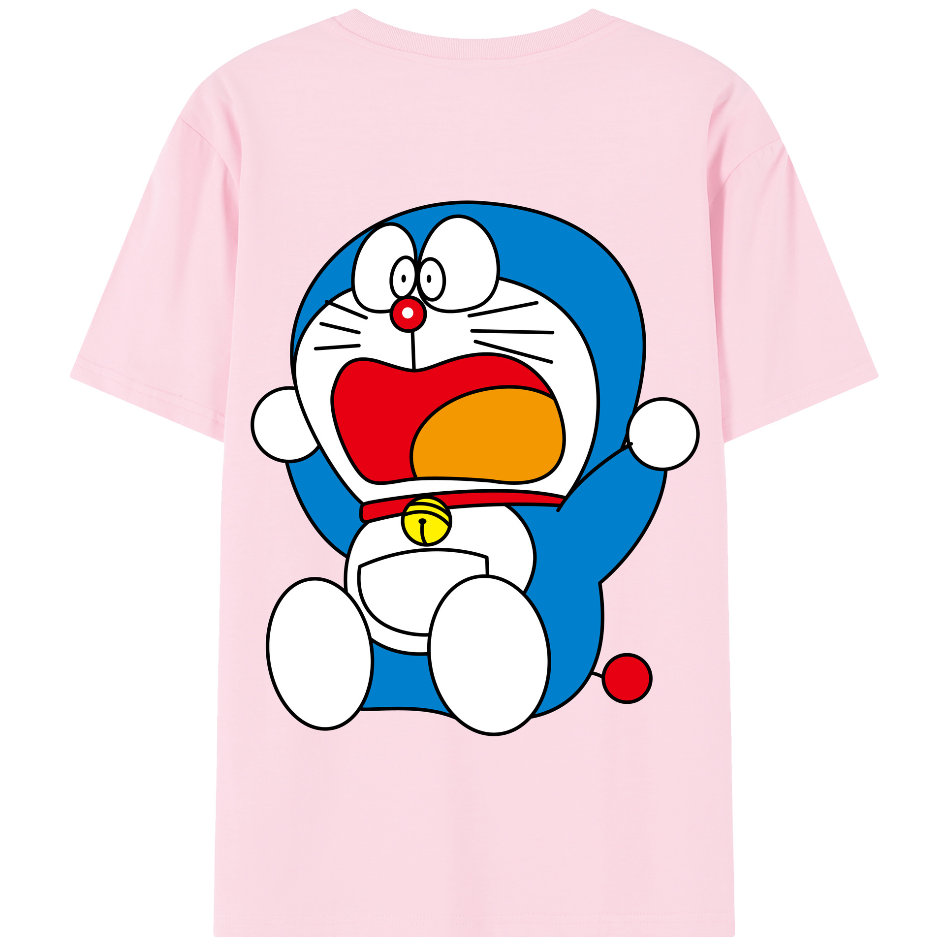 （画像用） ドラえもん Doraemon 綿100％半袖Tシャツ（背面プリント）