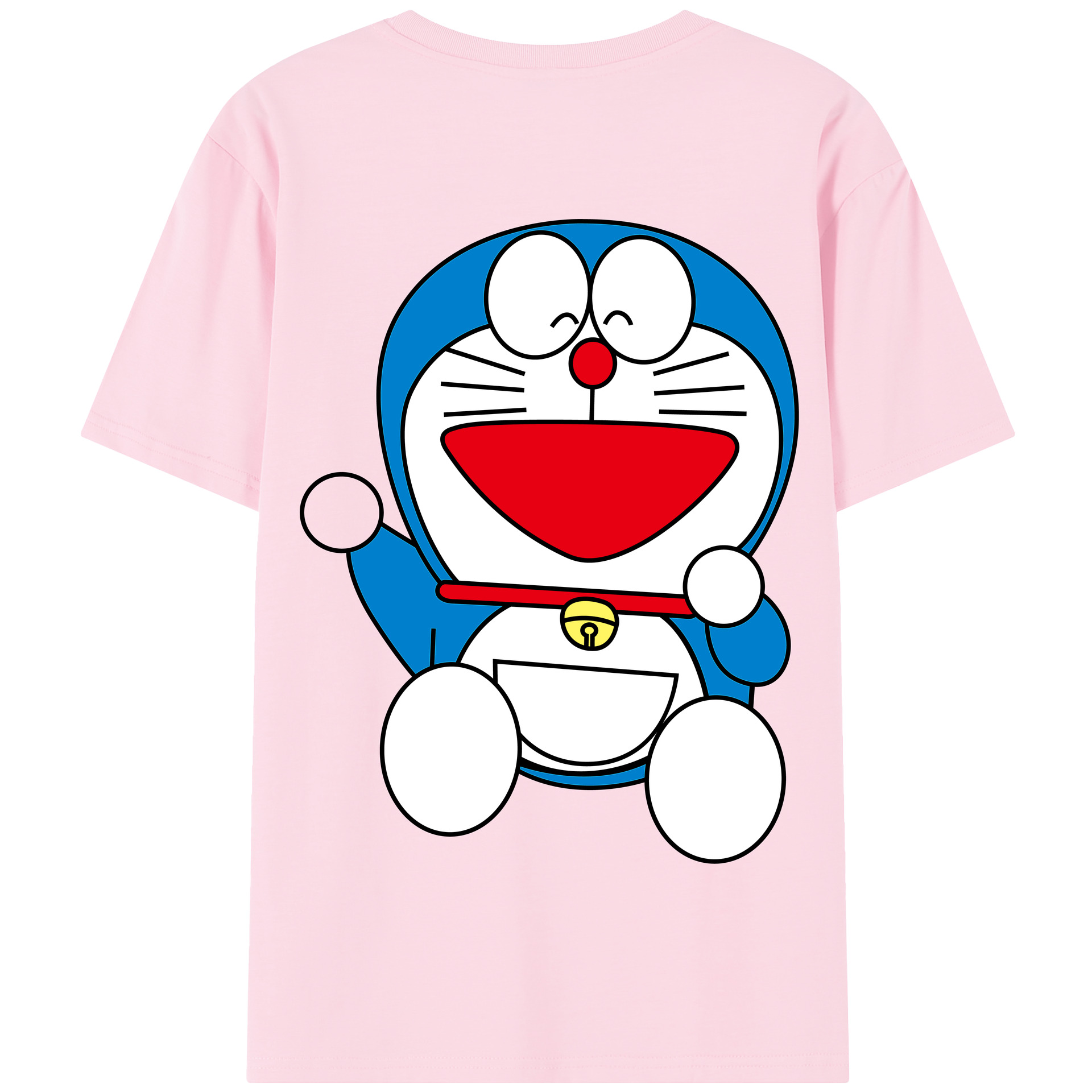 （画像用） ドラえもん Doraemon 綿100％半袖Tシャツ（背面プリント）