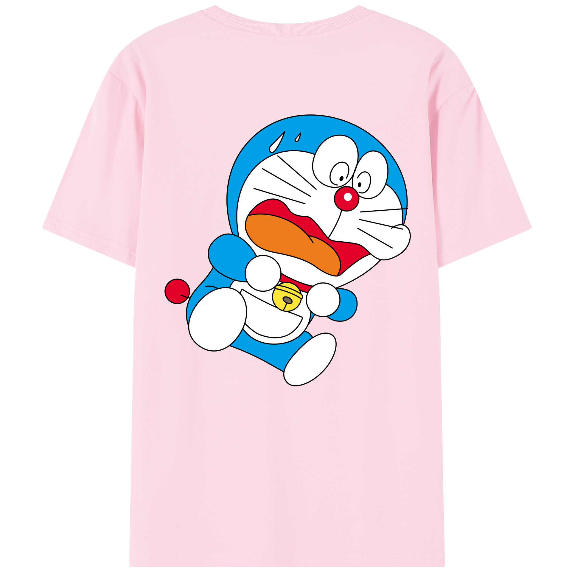 （画像用） ドラえもん Doraemon 綿100％半袖Tシャツ（背面プリント）