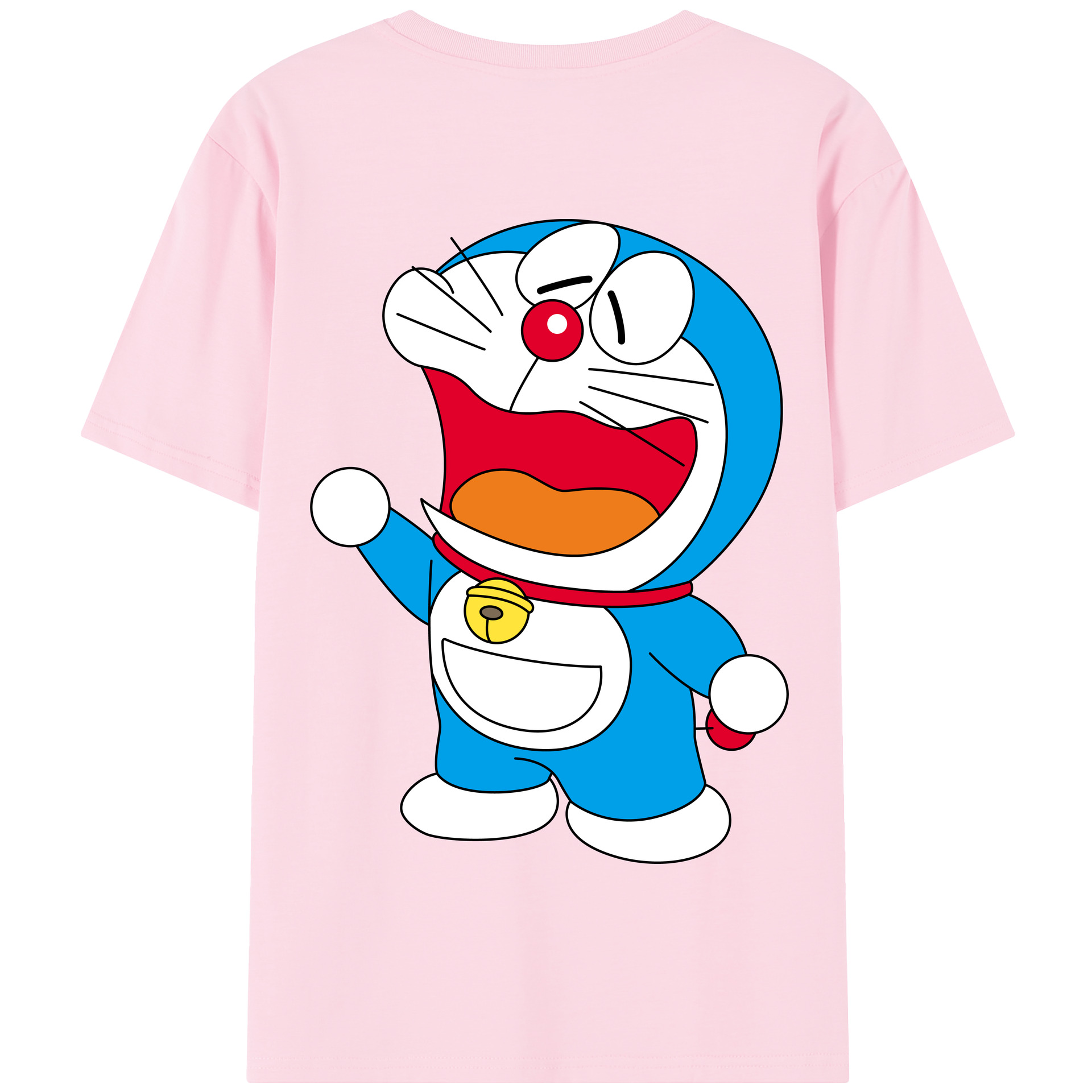 （画像用） ドラえもん Doraemon 綿100％半袖Tシャツ（背面プリント）