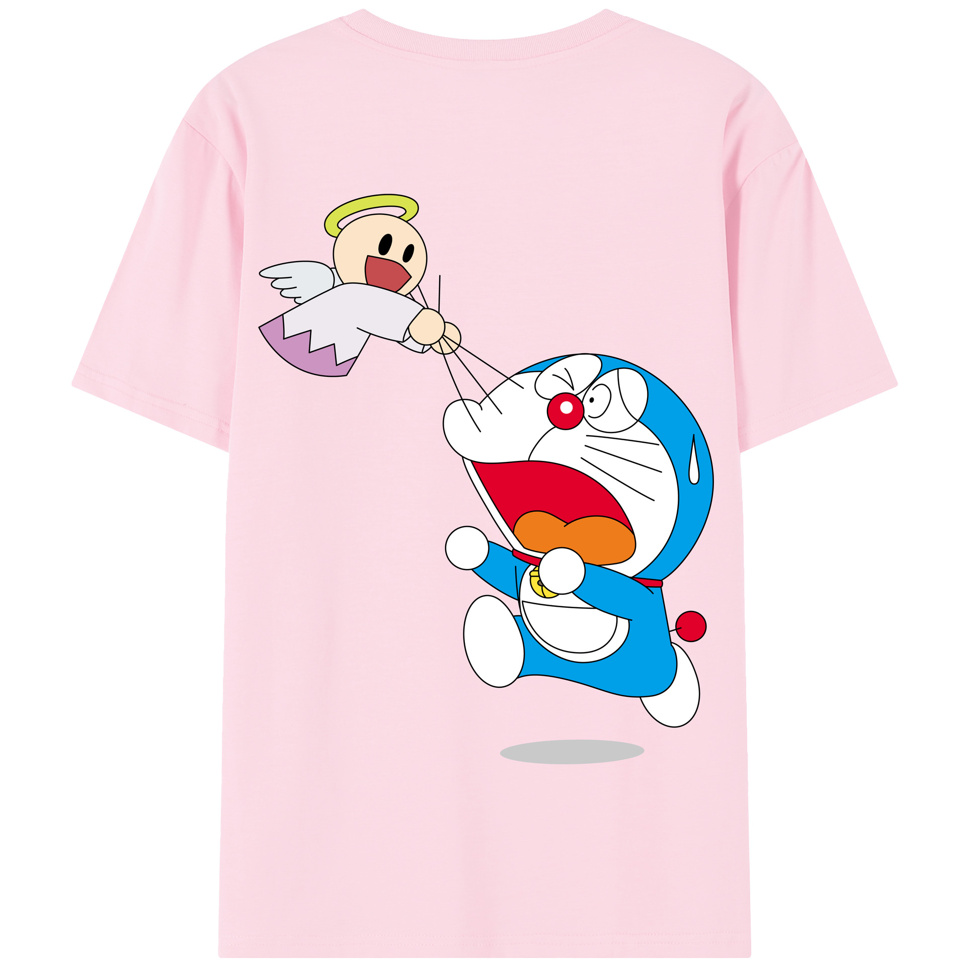 （画像用） ドラえもん Doraemon 綿100％半袖Tシャツ（背面プリント）