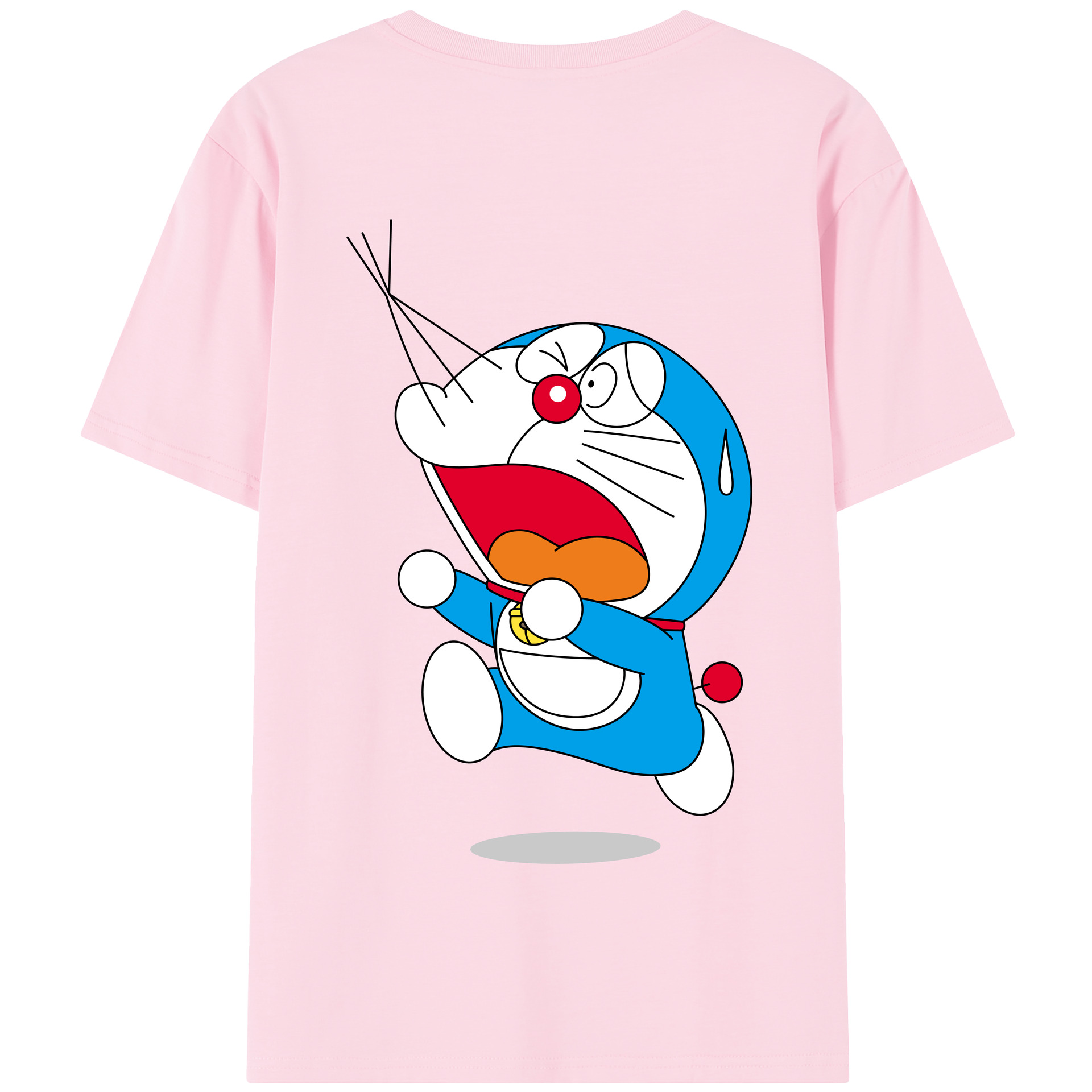 （画像用） ドラえもん Doraemon 綿100％半袖Tシャツ（背面プリント）