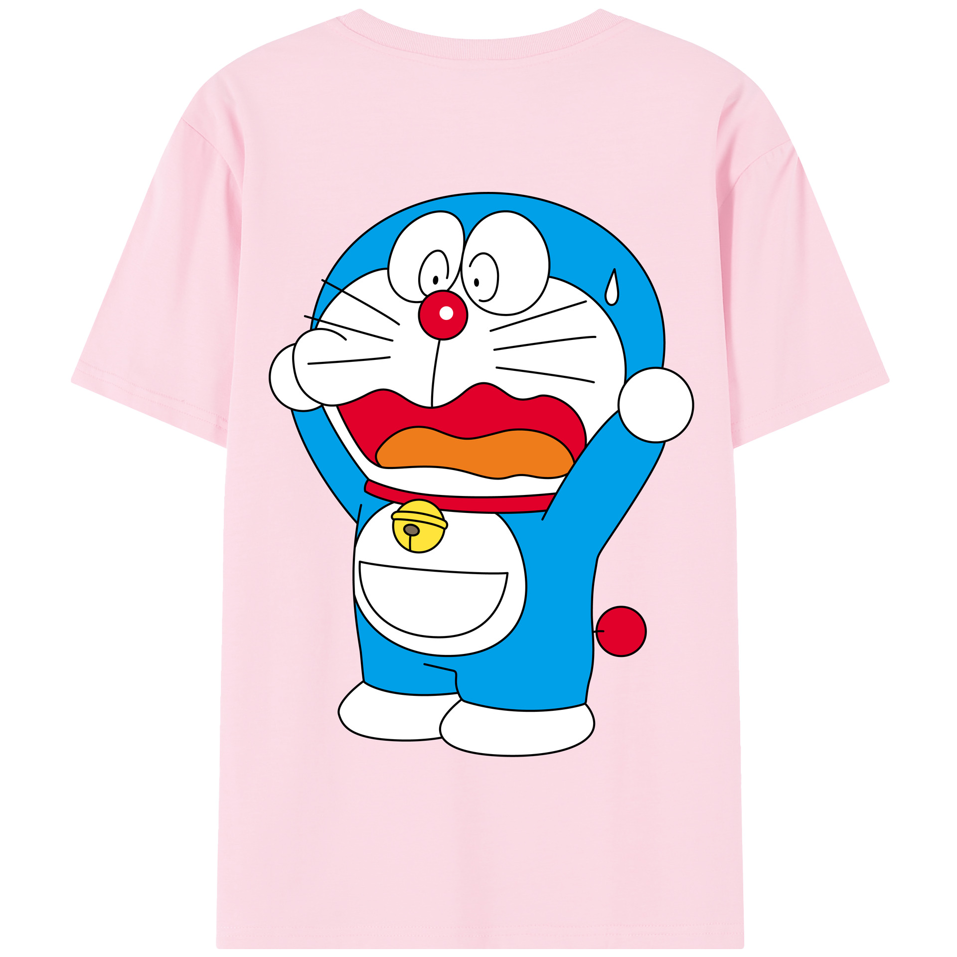 （画像用） ドラえもん Doraemon 綿100％半袖Tシャツ（背面プリント）