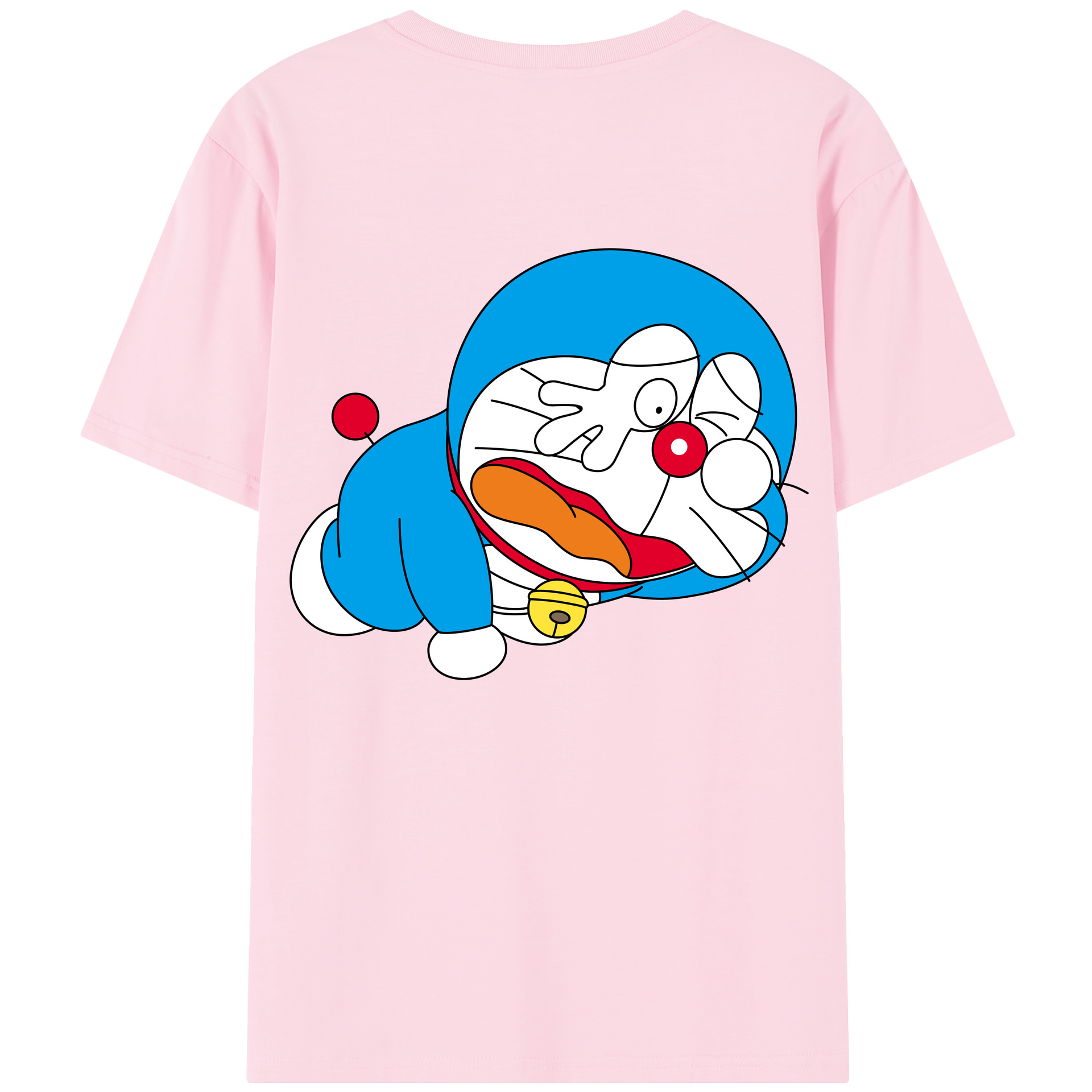 （画像用） ドラえもん Doraemon 綿100％半袖Tシャツ（背面プリント）