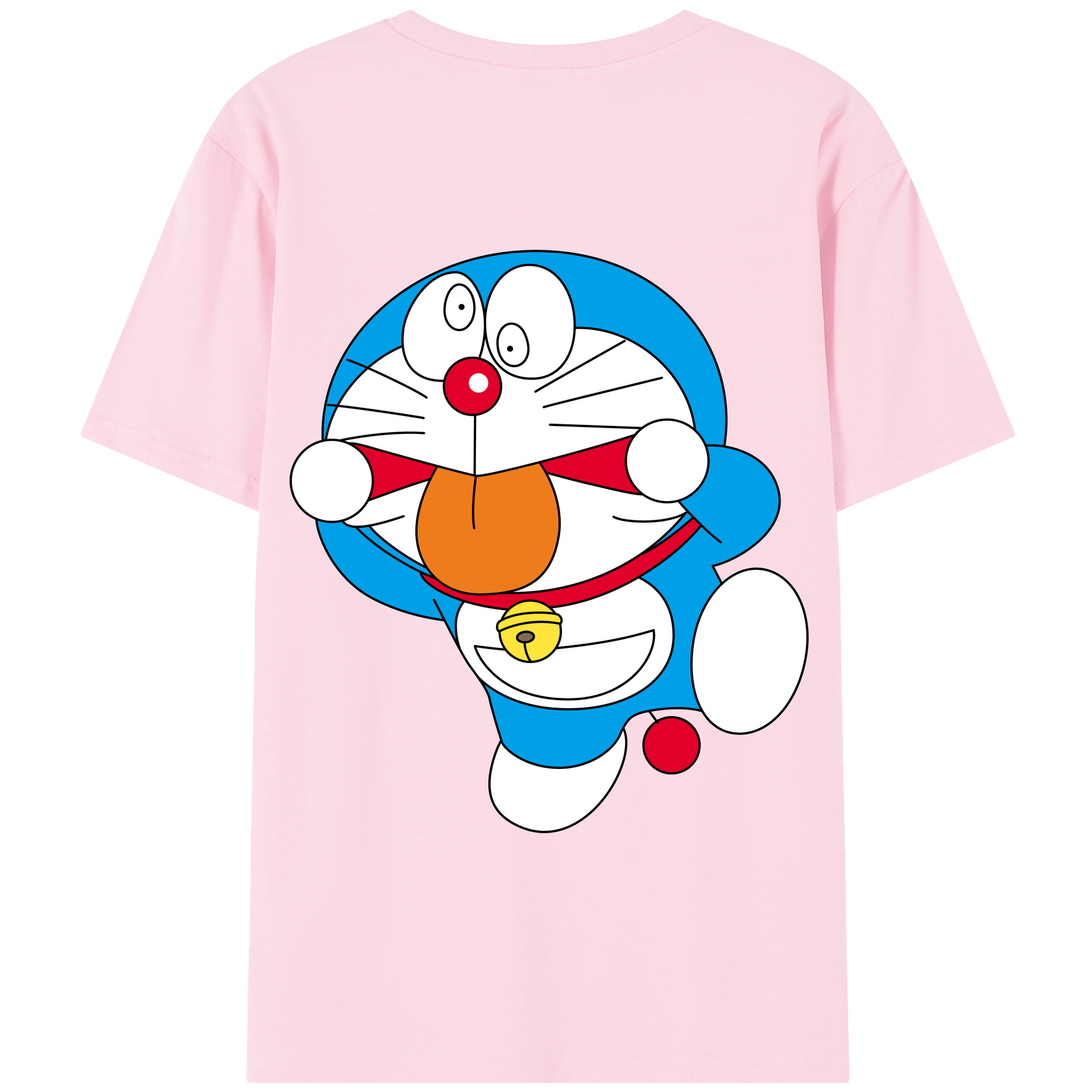 （画像用） ドラえもん Doraemon 綿100％半袖Tシャツ（背面プリント）