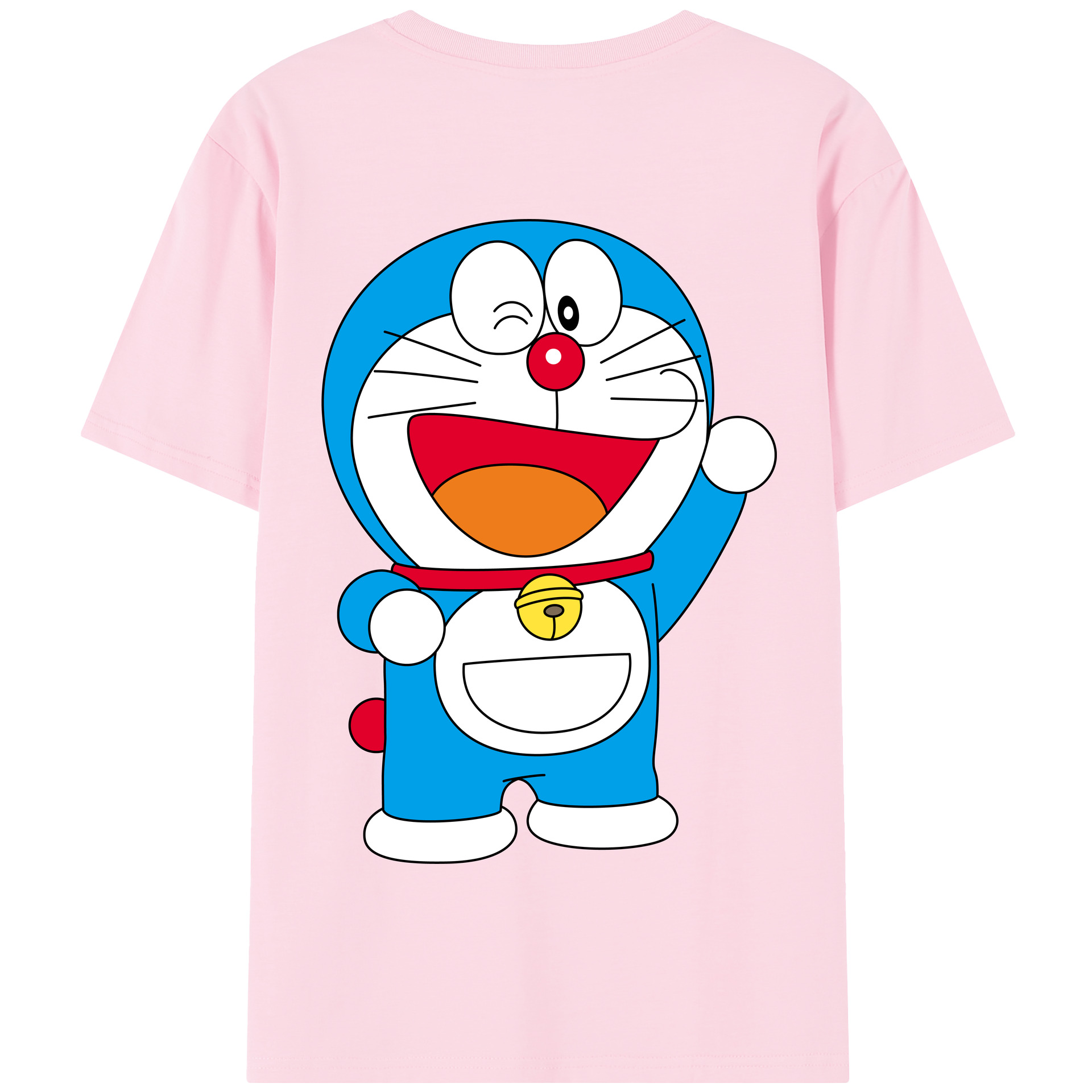 （画像用） ドラえもん Doraemon 綿100％半袖Tシャツ（背面プリント）