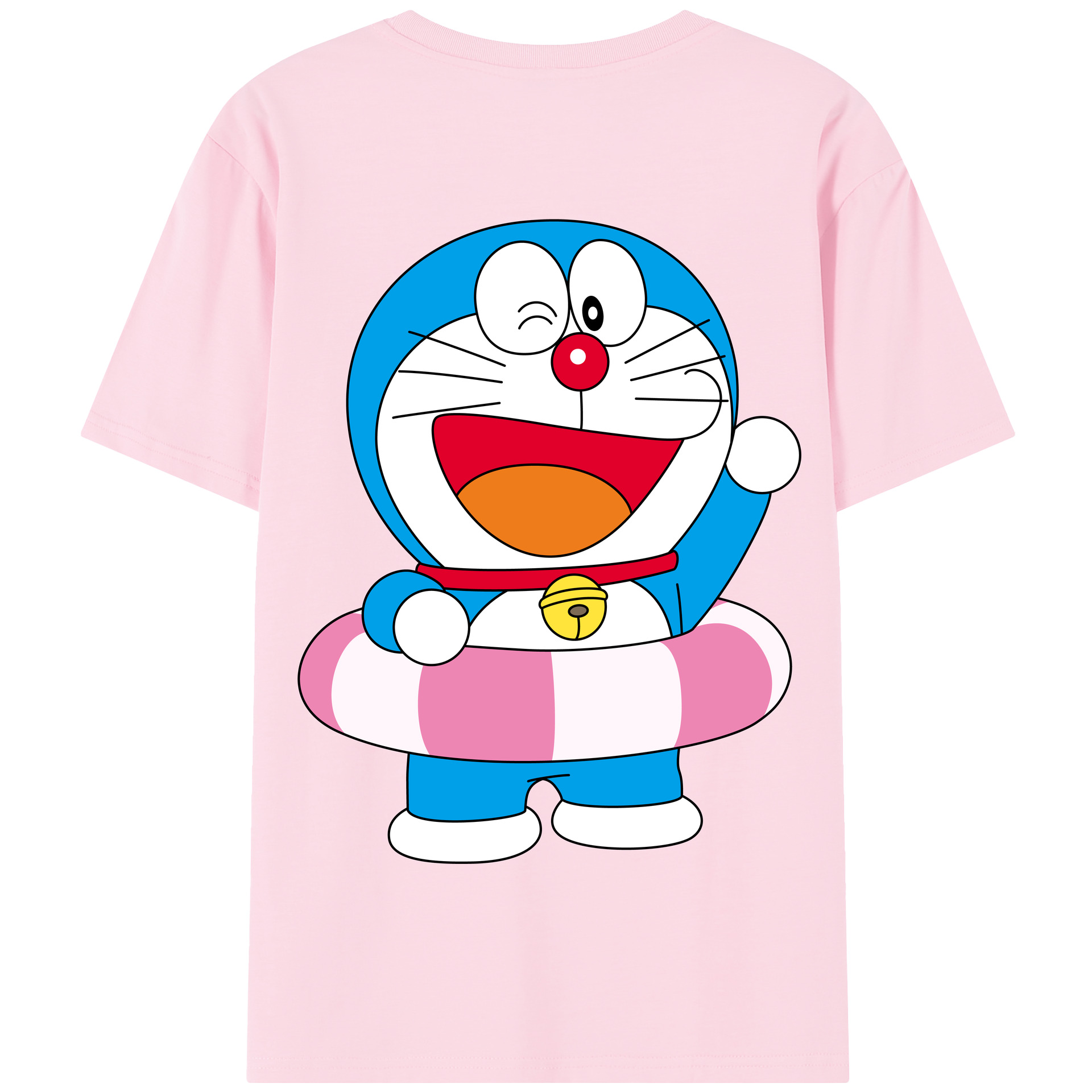 （画像用） ドラえもん Doraemon 綿100％半袖Tシャツ（背面プリント）